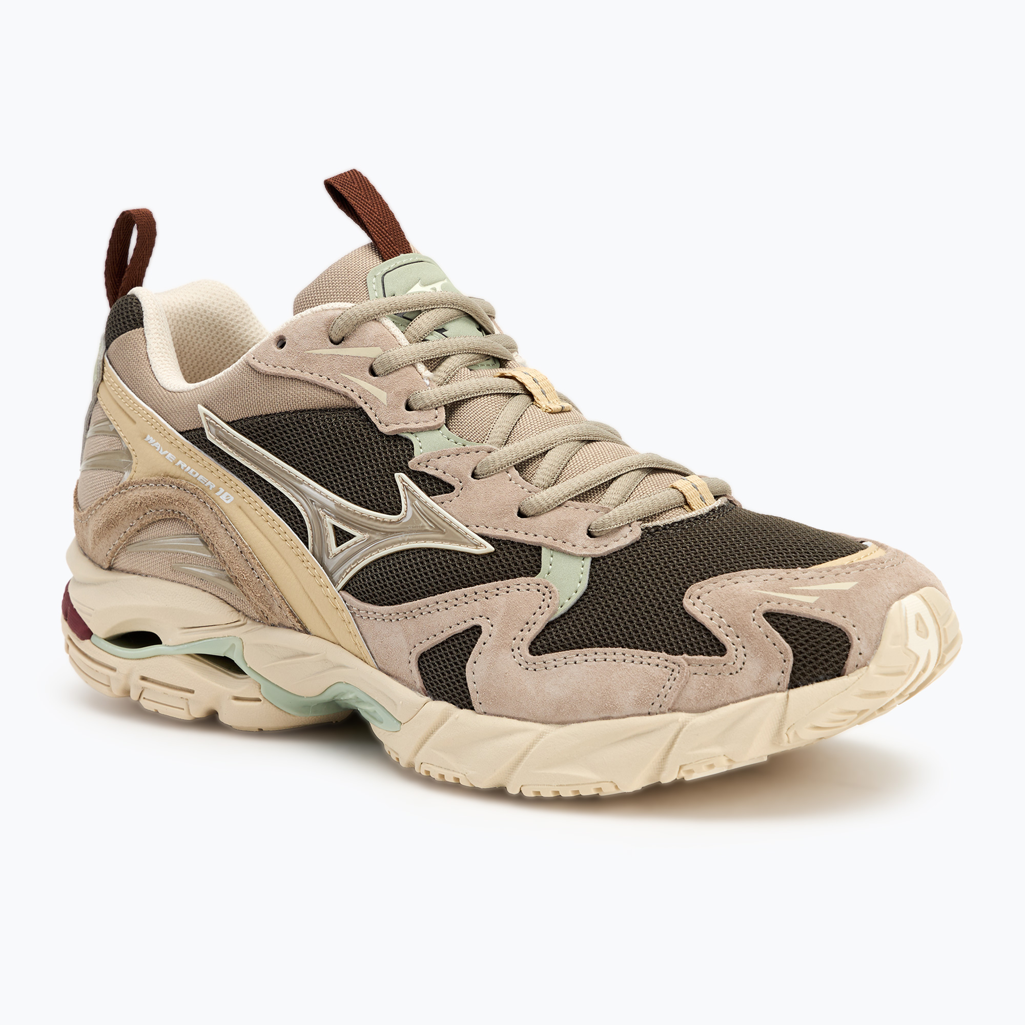 Buty Mizuno Wave Rider 10 Premium beluga/vintage khaki/mojave desert | WYSYŁKA W 24H | 30 DNI NA ZWROT