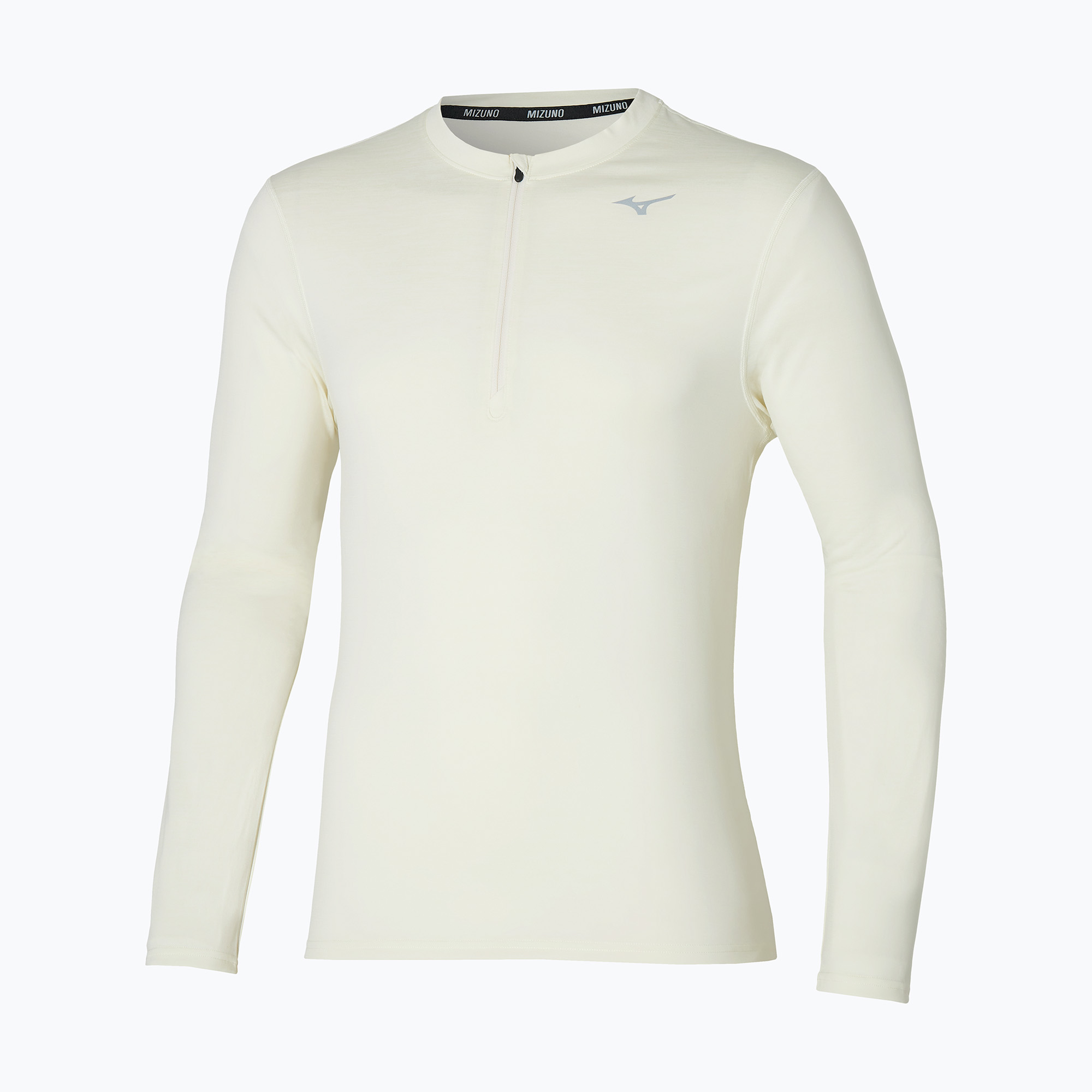 Longsleeve do biegania męski Mizuno Impulse Core Half Zip pristine | WYSYŁKA W 24H | 30 DNI NA ZWROT