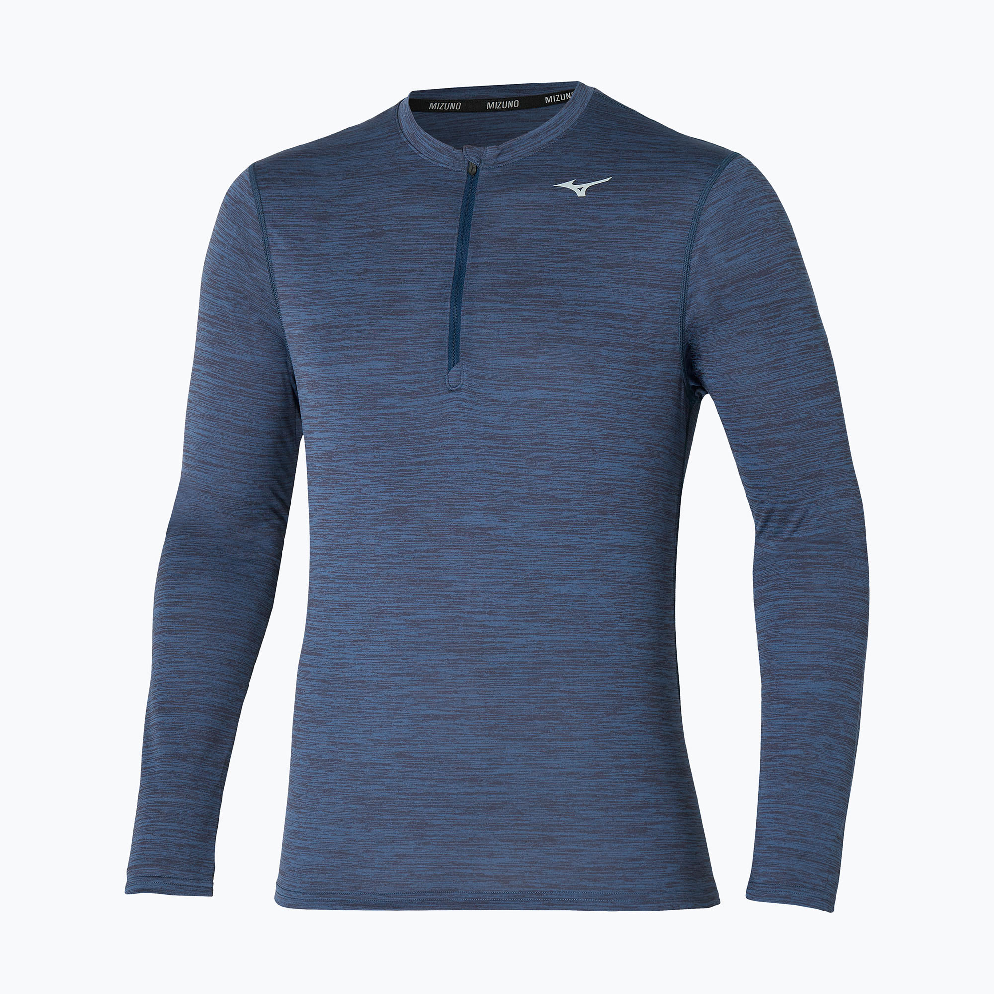 Longsleeve do biegania męski Mizuno Impulse Core Half Zip estate blue | WYSYŁKA W 24H | 30 DNI NA ZWROT