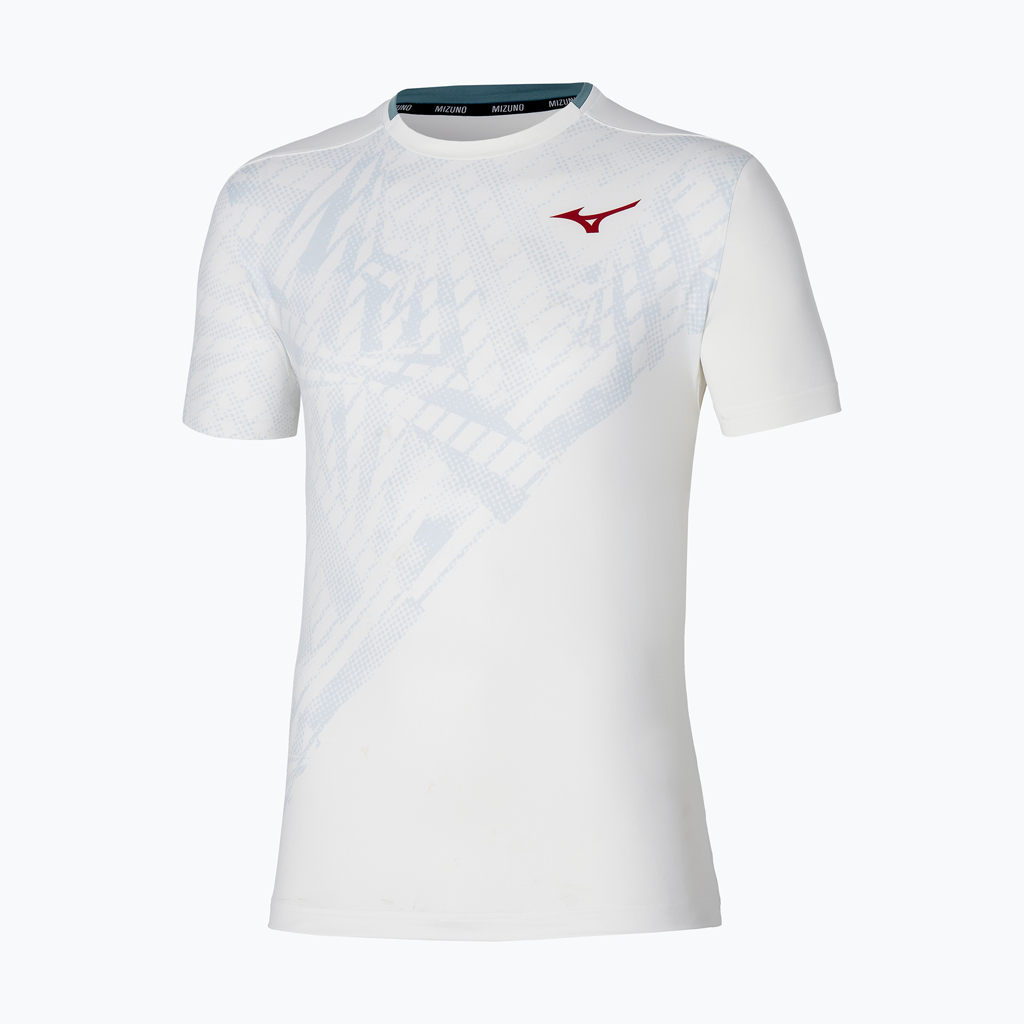 Koszulka tenisowa męska Mizuno Mugen Shadow Graphic Tee white | WYSYŁKA W 24H | 30 DNI NA ZWROT