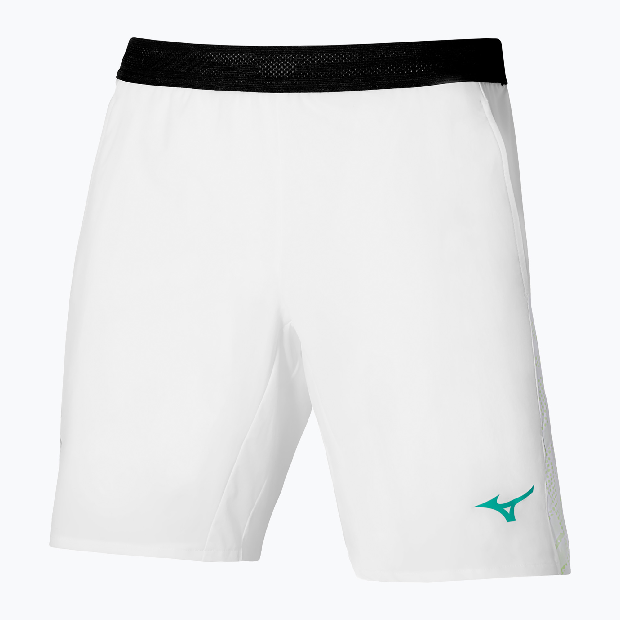 Spodenki tenisowe męskie Mizuno Mugen 8 In Amplify white 
