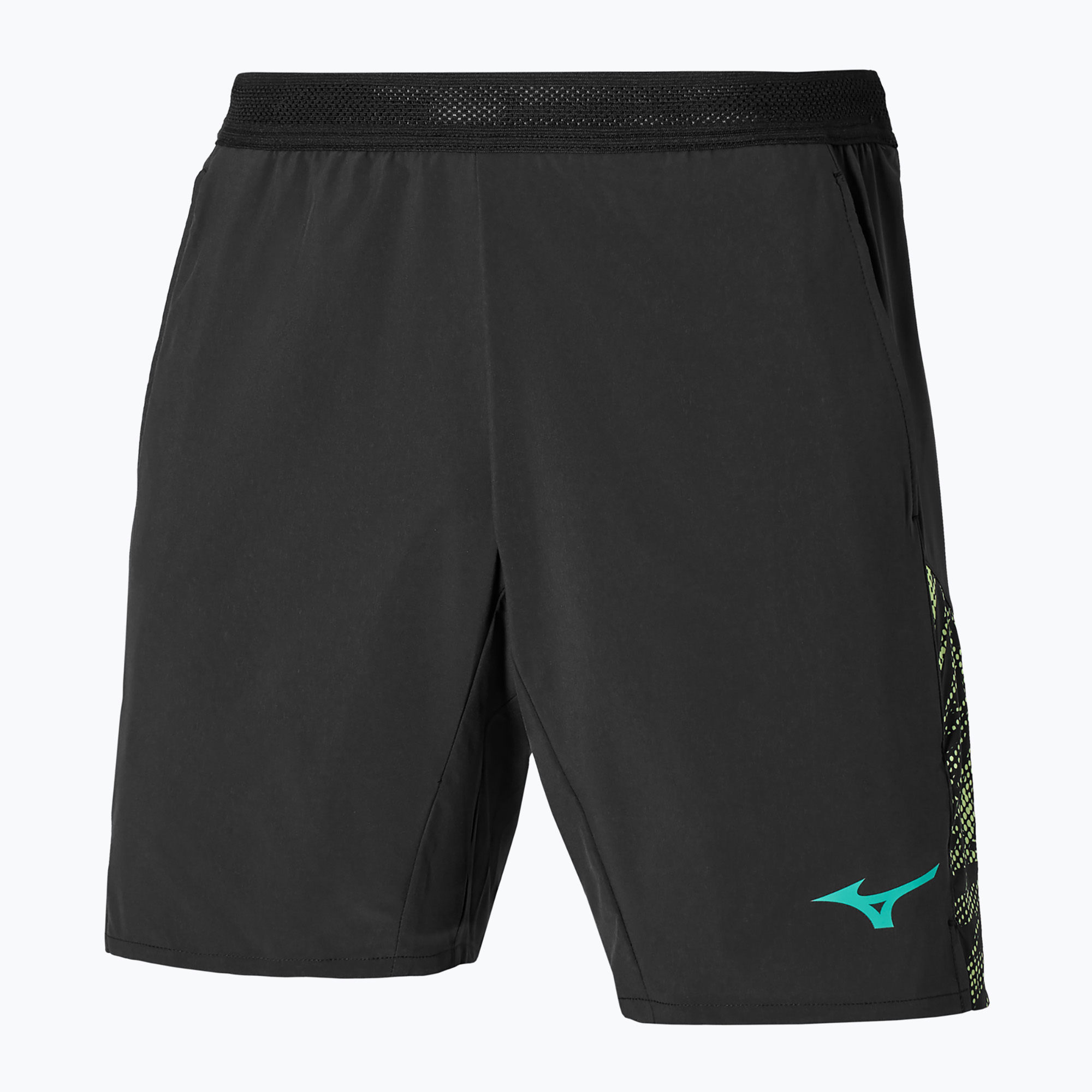 Spodenki tenisowe męskie Mizuno Mugen 8 In Amplify black 