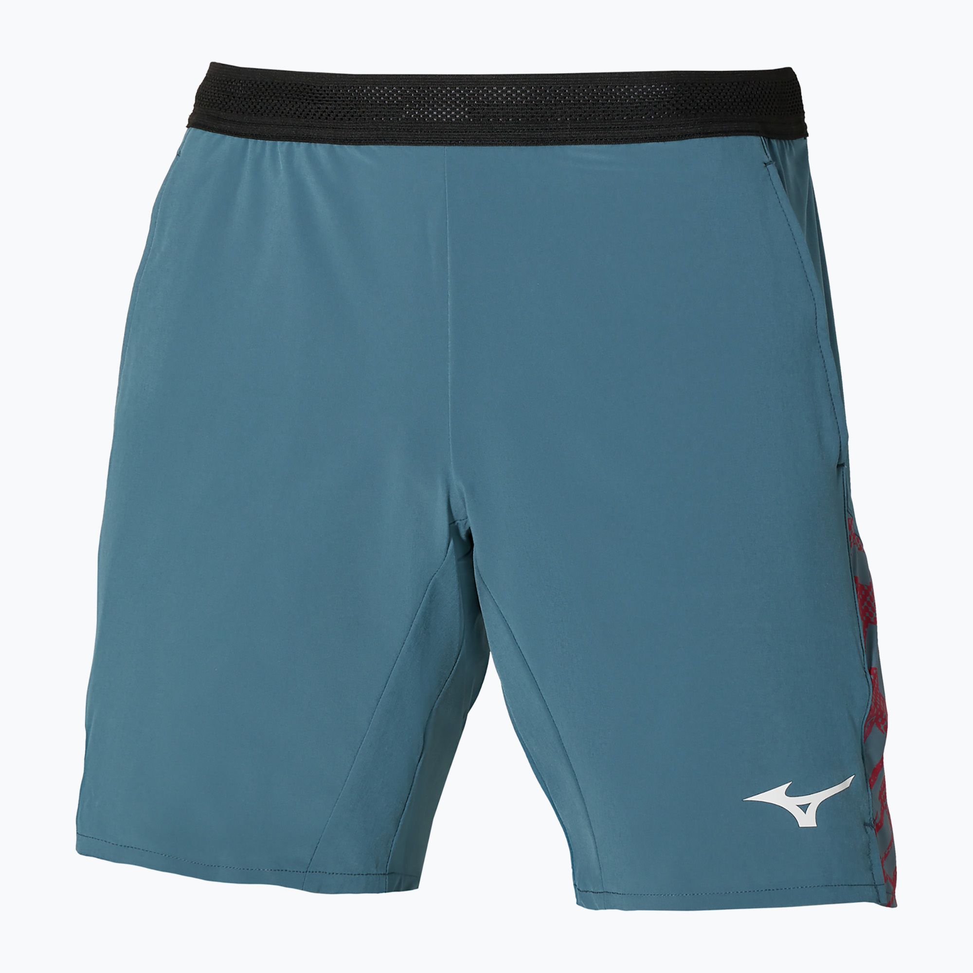 Spodenki tenisowe męskie Mizuno Mugen 8 In Amplify blue mirage 