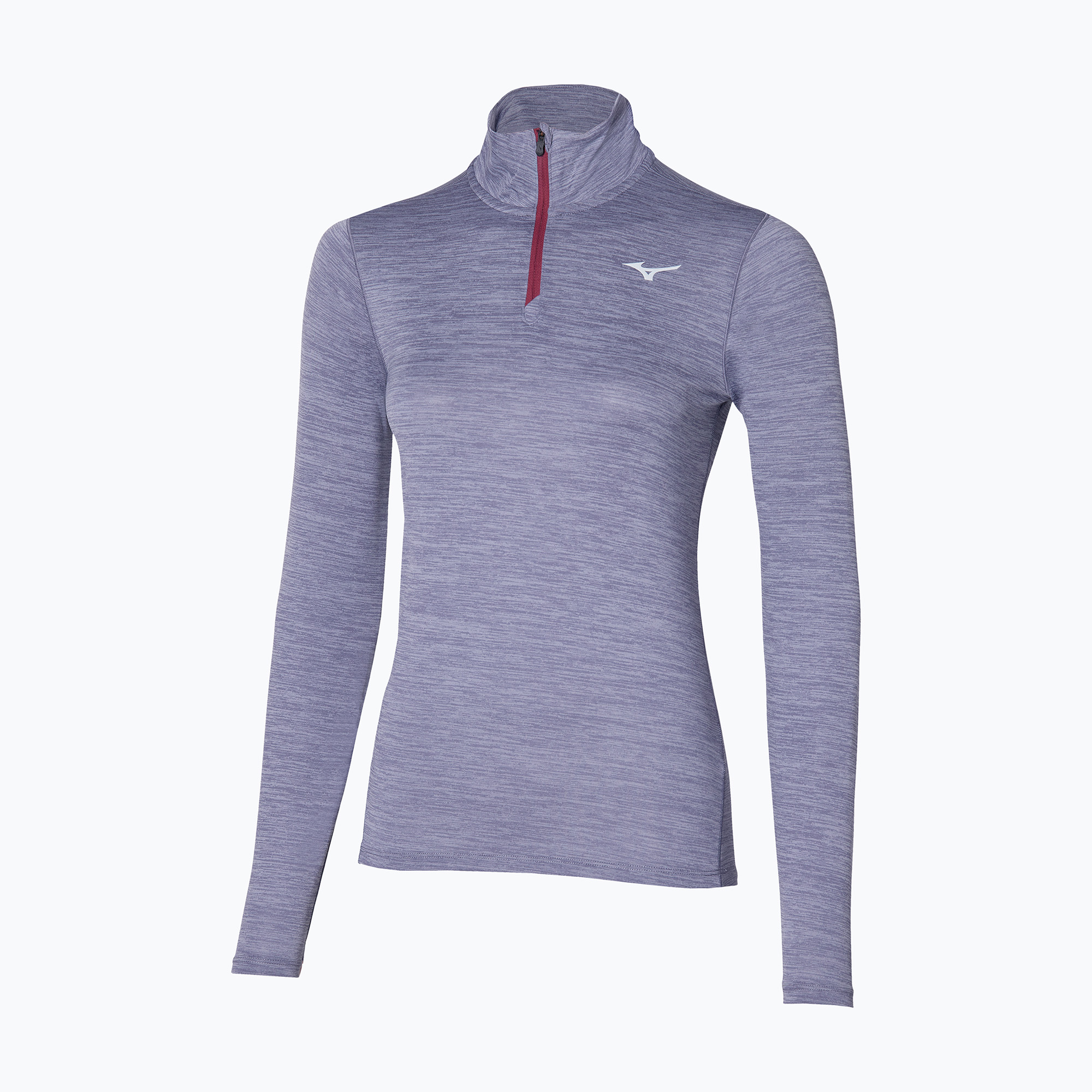 Longsleeve do biegania damski Mizuno Impulse Core Half Zip cadet | WYSYŁKA W 24H | 30 DNI NA ZWROT