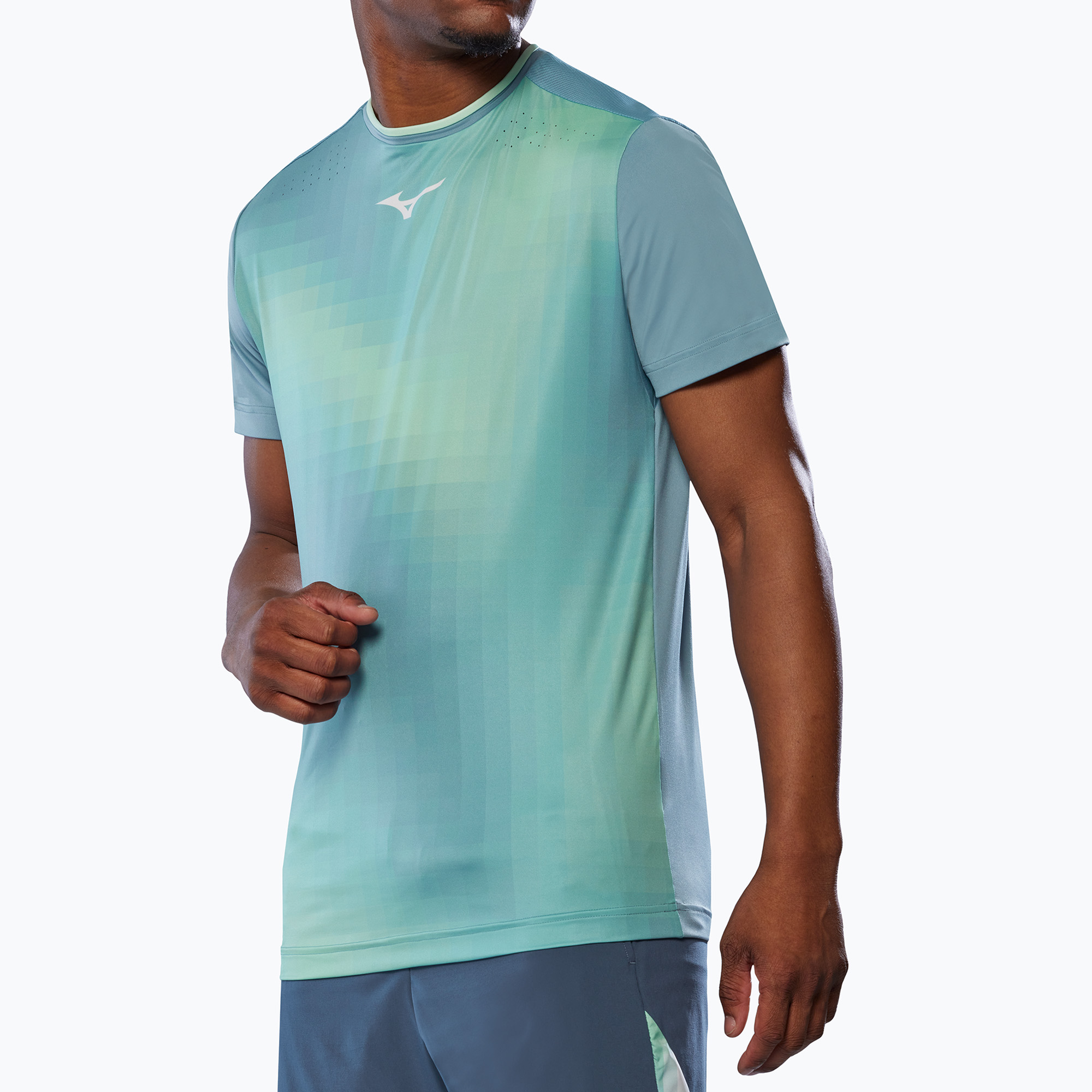 Koszulka męska Mizuno Frontier Shadow Graphic Tee citadel 