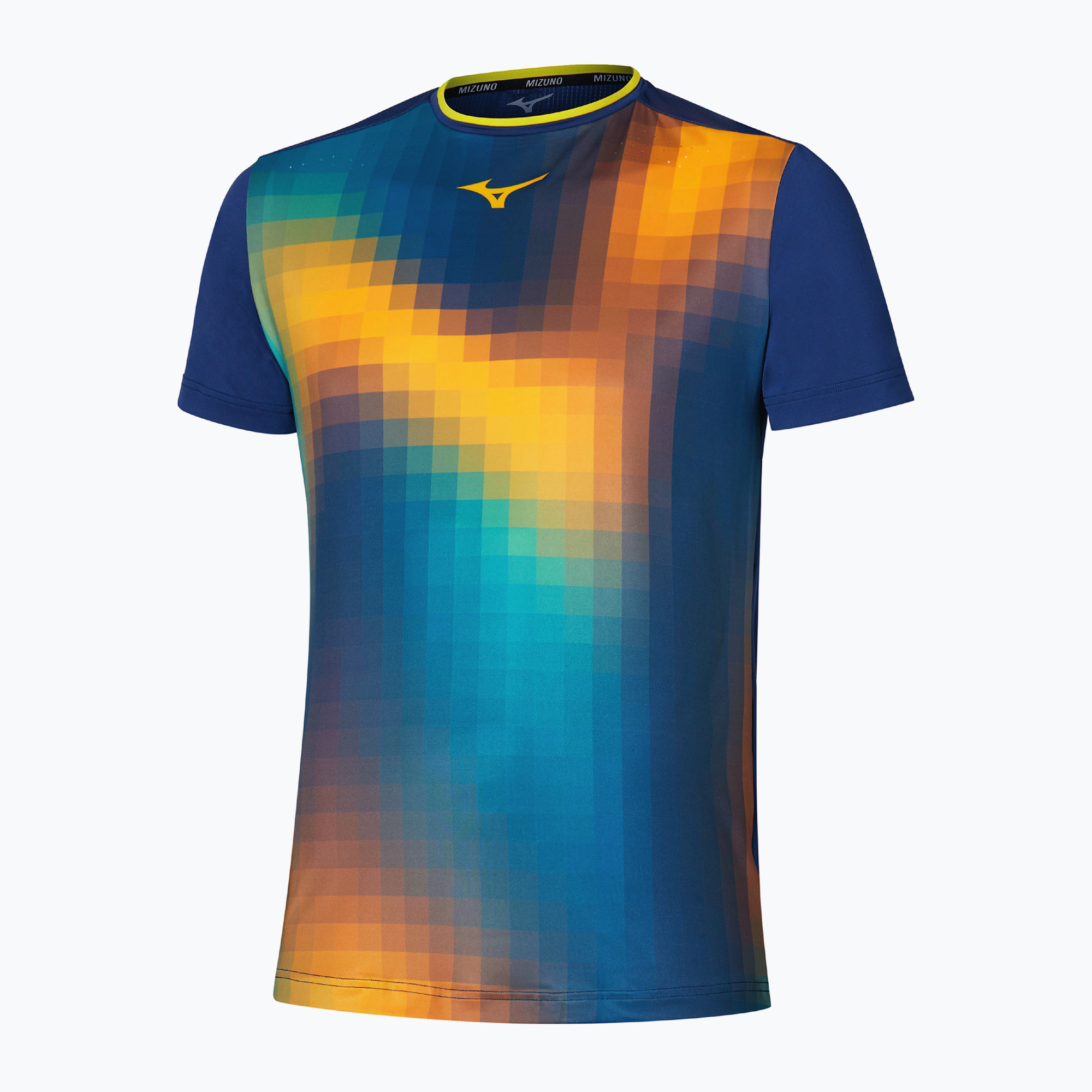 Koszulka męska Mizuno Frontier Shadow Graphic Tee bellwether blue 