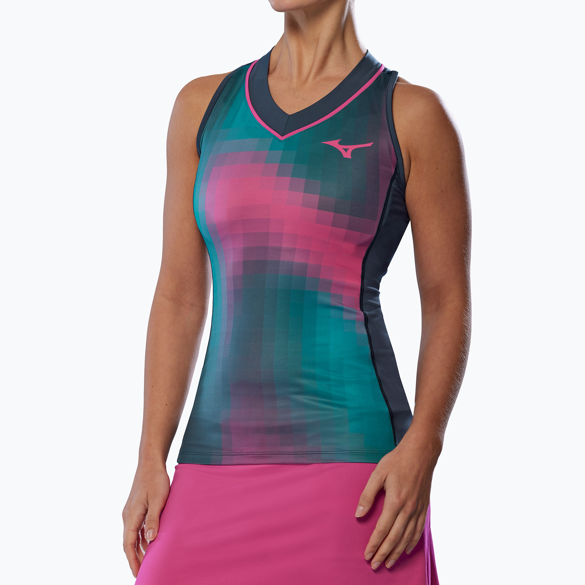 Koszulka damska Mizuno Frontier Tank W midnight navy 