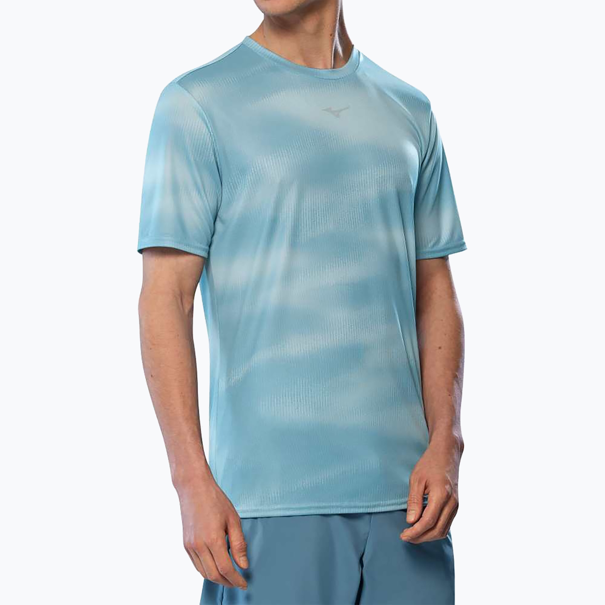 Koszulka do biegania męska Mizuno Core Graphic Tee cloud blue 