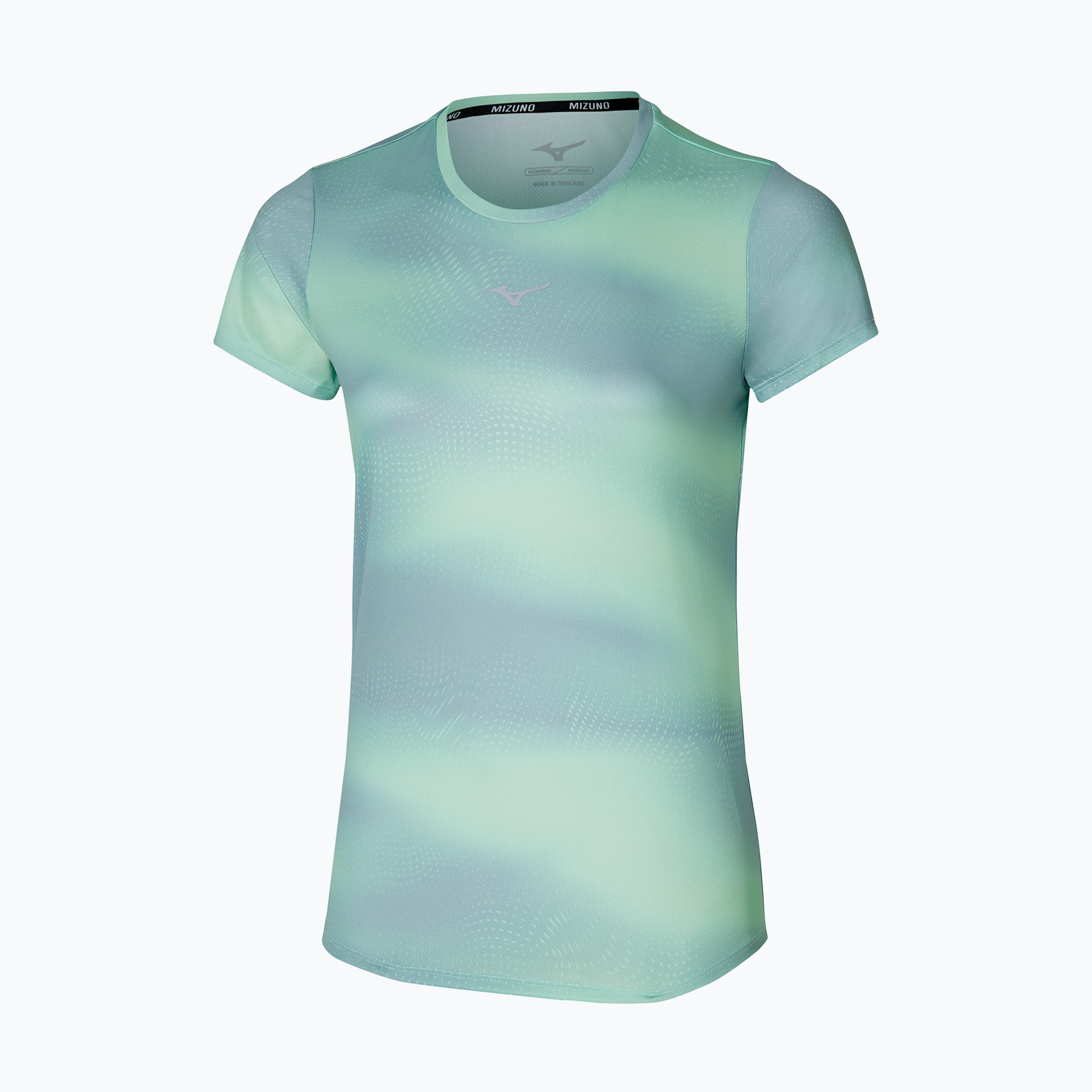 Koszulka do biegania damska Mizuno Core Graphic Tee flash mint 
