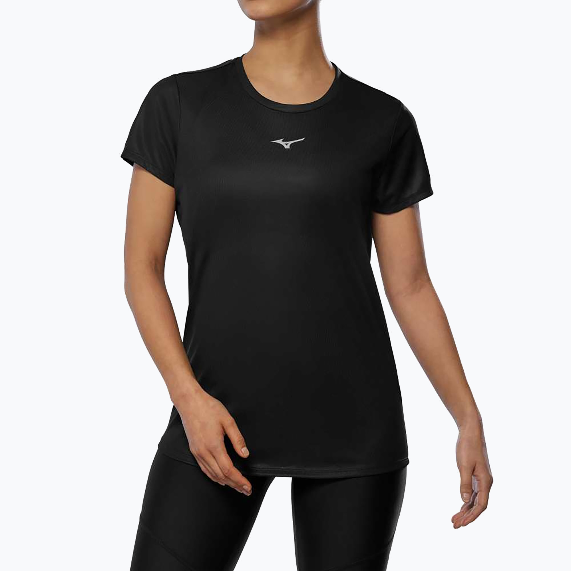 Koszulka do biegania damska Mizuno Core Graphic Tee black oni 
