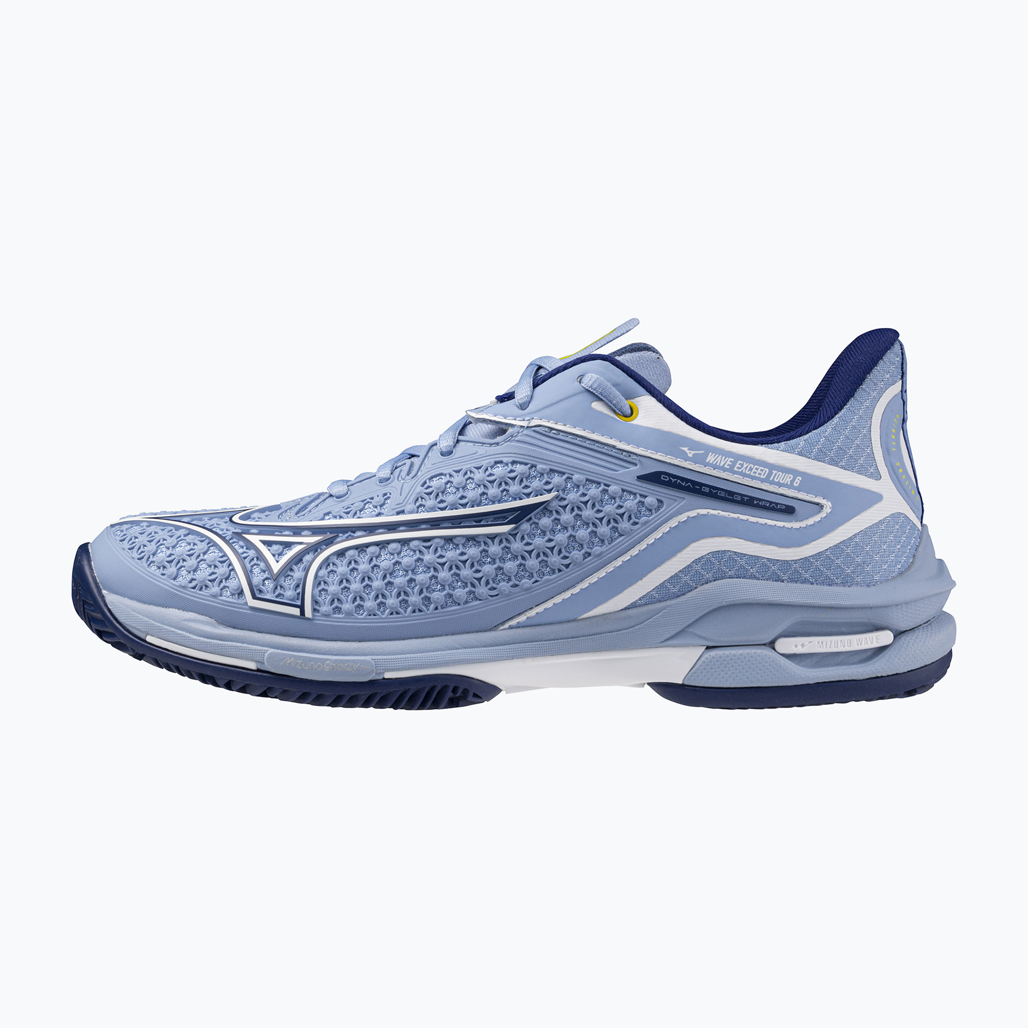 Buty do tenisa damskie Mizuno Wave Exceed Tour 6 CC bel air blue/ bellwether blue/ white | WYSYŁKA W 24H | 30 DNI NA ZWROT