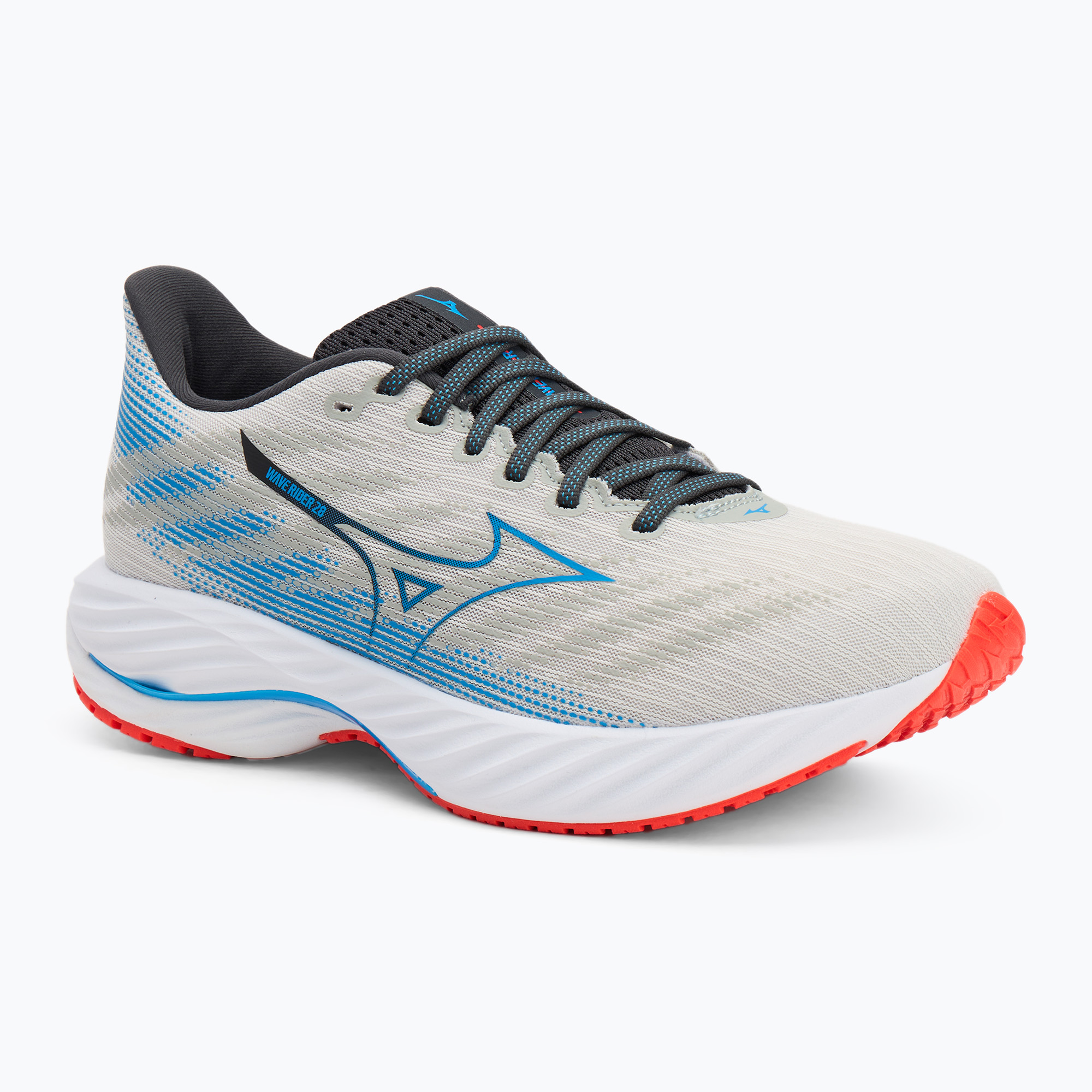 Buty do biegania męskie Mizuno Wave Rider 28 nimbus cloud/blue pace/igniotion red | WYSYŁKA W 24H | 30 DNI NA ZWROT