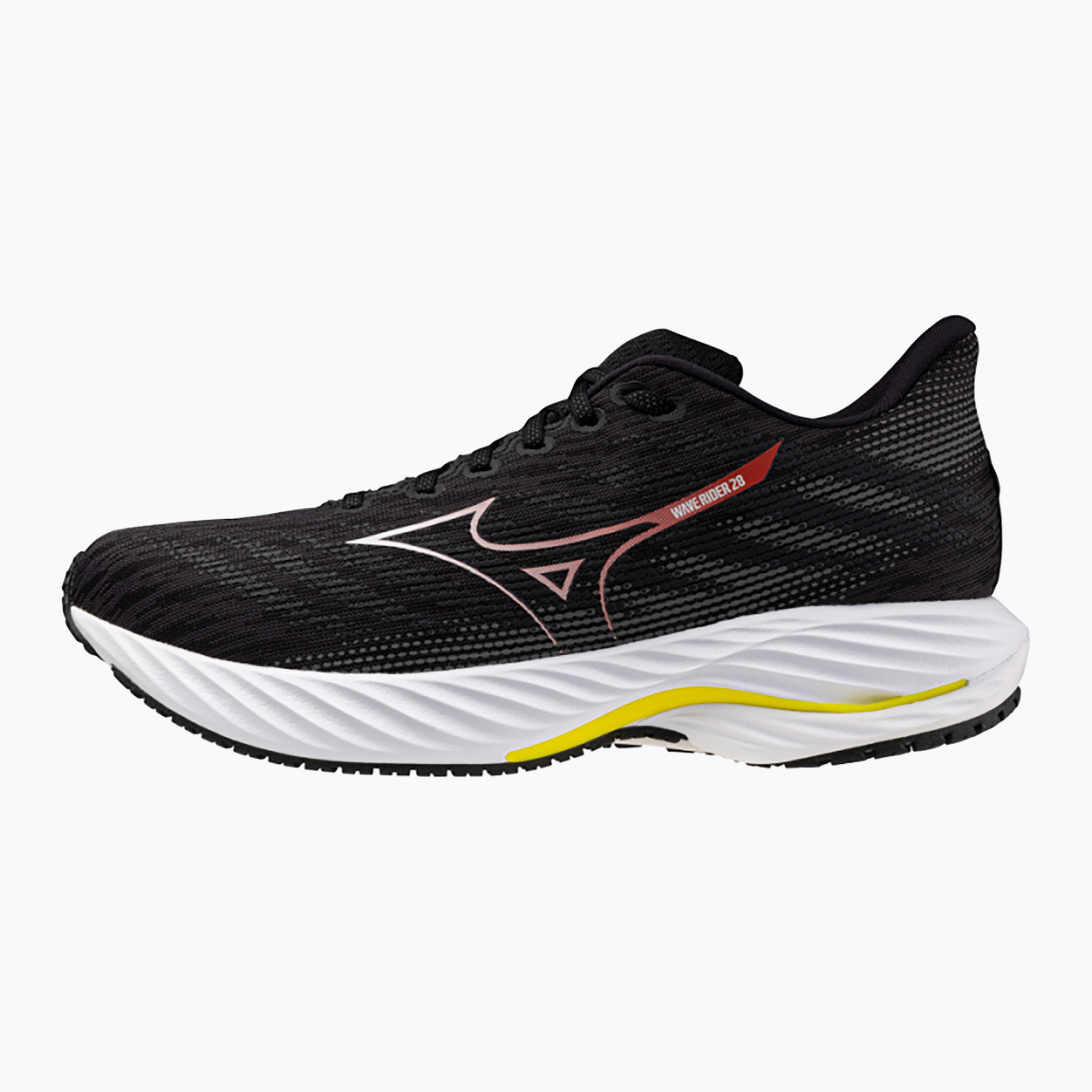 Buty do biegania męskie Mizuno Wave Rider 28 black/white/ evening primrose | WYSYŁKA W 24H | 30 DNI NA ZWROT