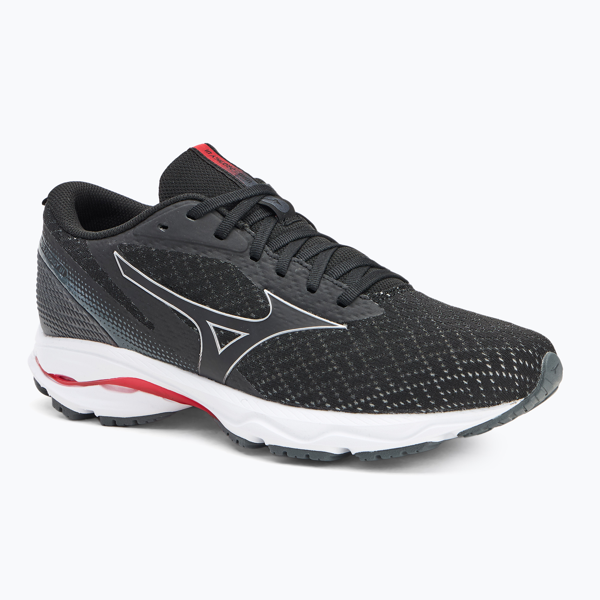 Buty do biegania męskie Mizuno Wave Prodigy 6 black/galaxy silver/high risk red | WYSYŁKA W 24H | 30 DNI NA ZWROT