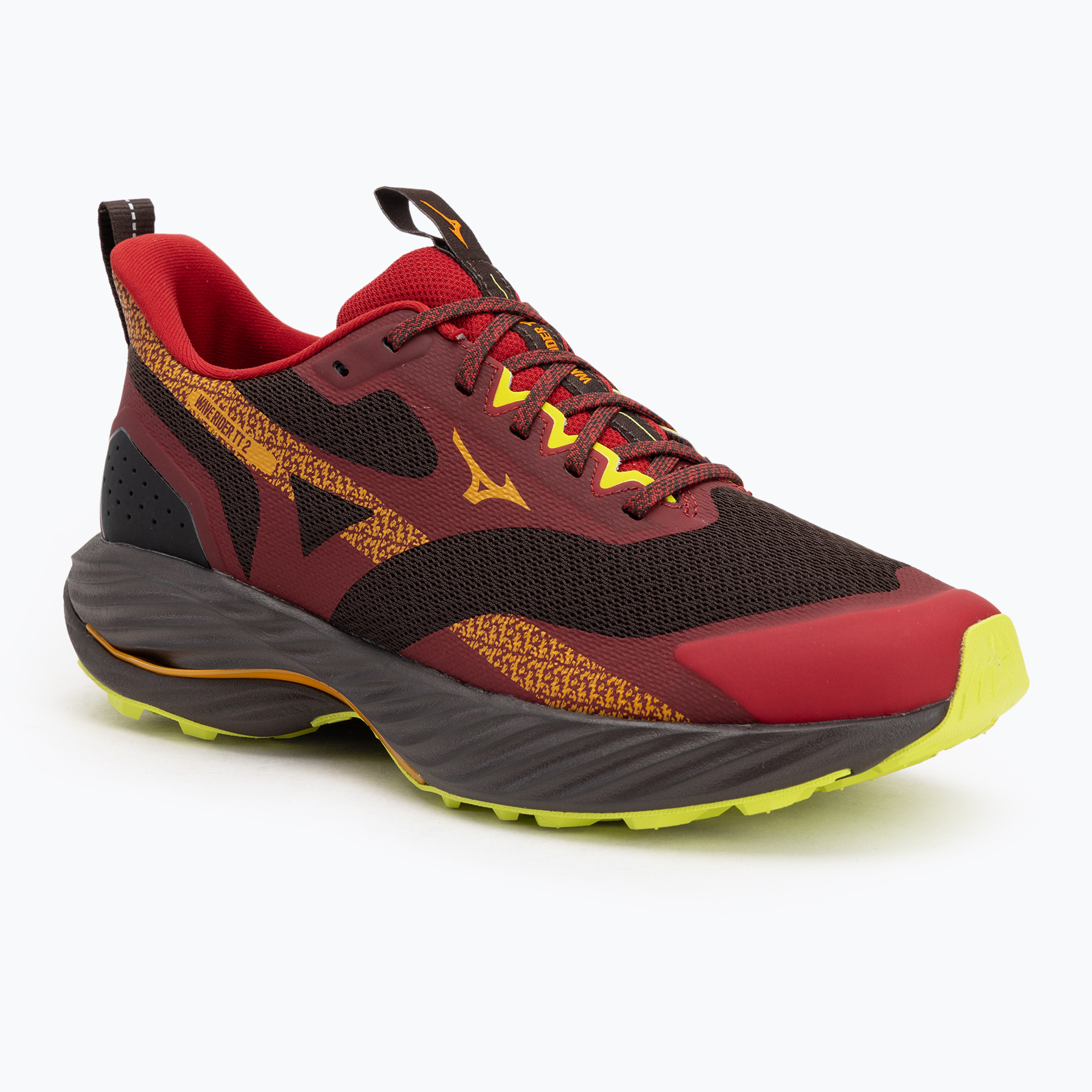 Buty do biegania męskie Mizuno Wave Rider TT 2 molé/rythmic red/evening primrose 