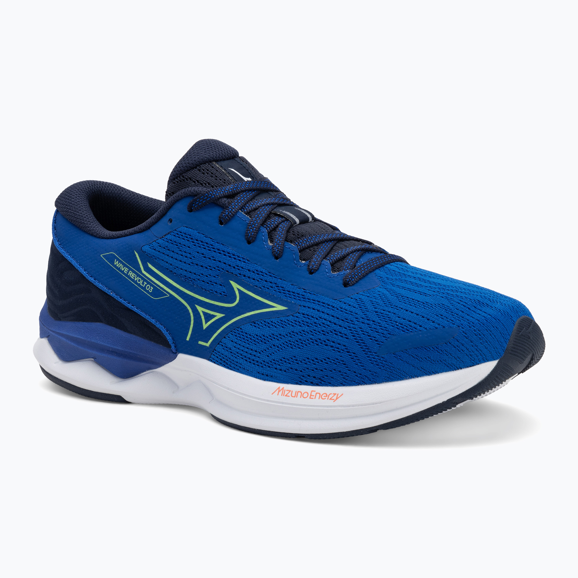 Buty do biegania męskie Mizuno Wave Revolt 3 Reflex blue c/green gecko/peacoat 