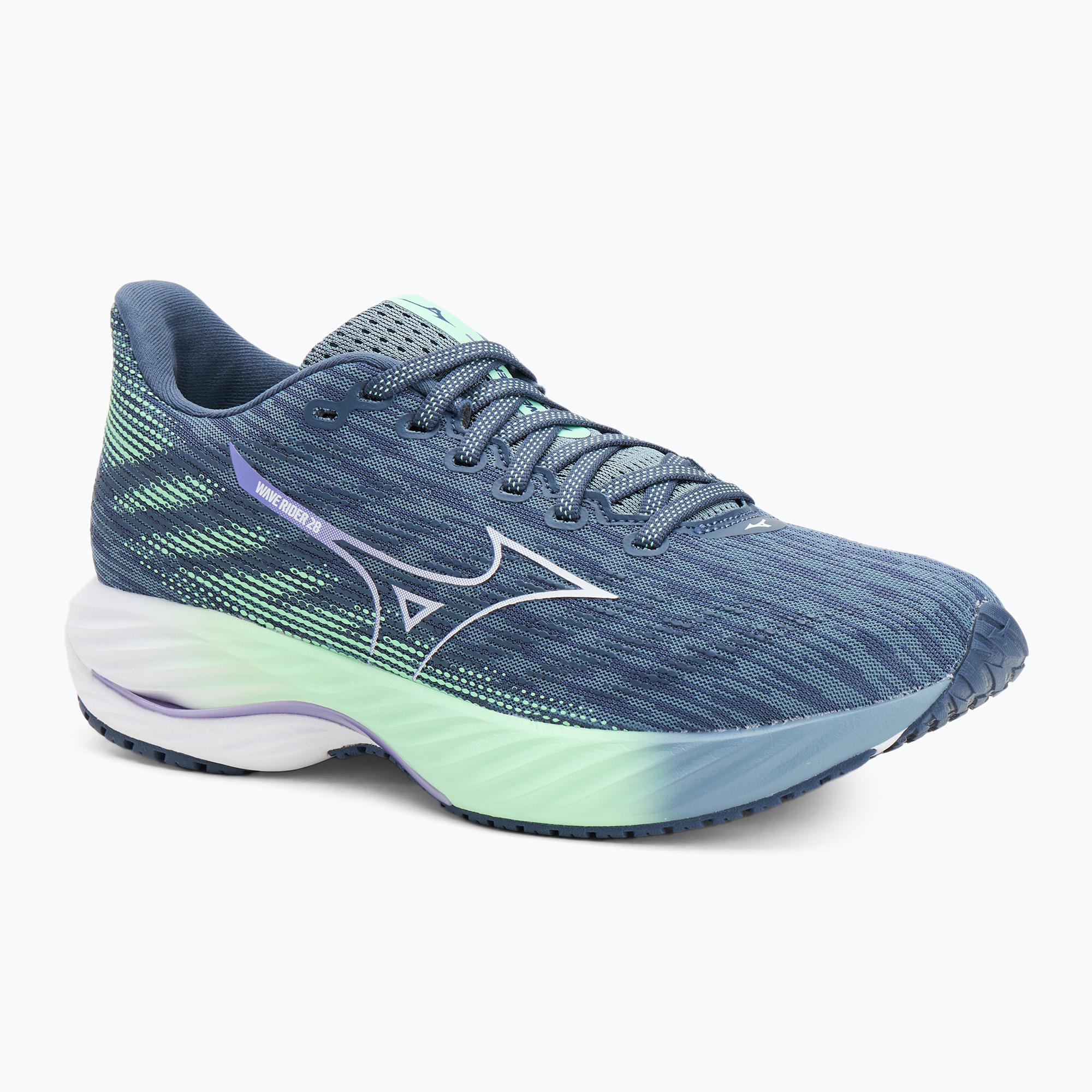 Buty do biegania damskie Mizuno Wave Rider 28 citadel/white/ neo mint | WYSYŁKA W 24H | 30 DNI NA ZWROT