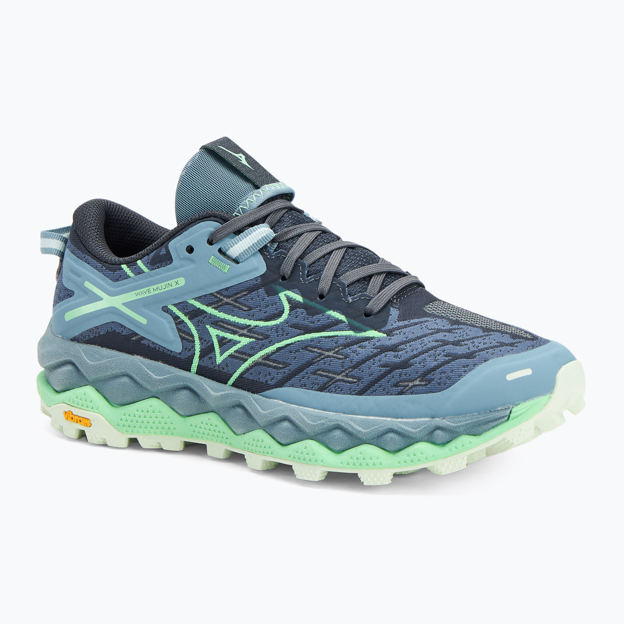 Buty do biegania damskie Mizuno Wave Mujin 10 violet indigo/neo mint/citadel | WYSYŁKA W 24H | 30 DNI NA ZWROT