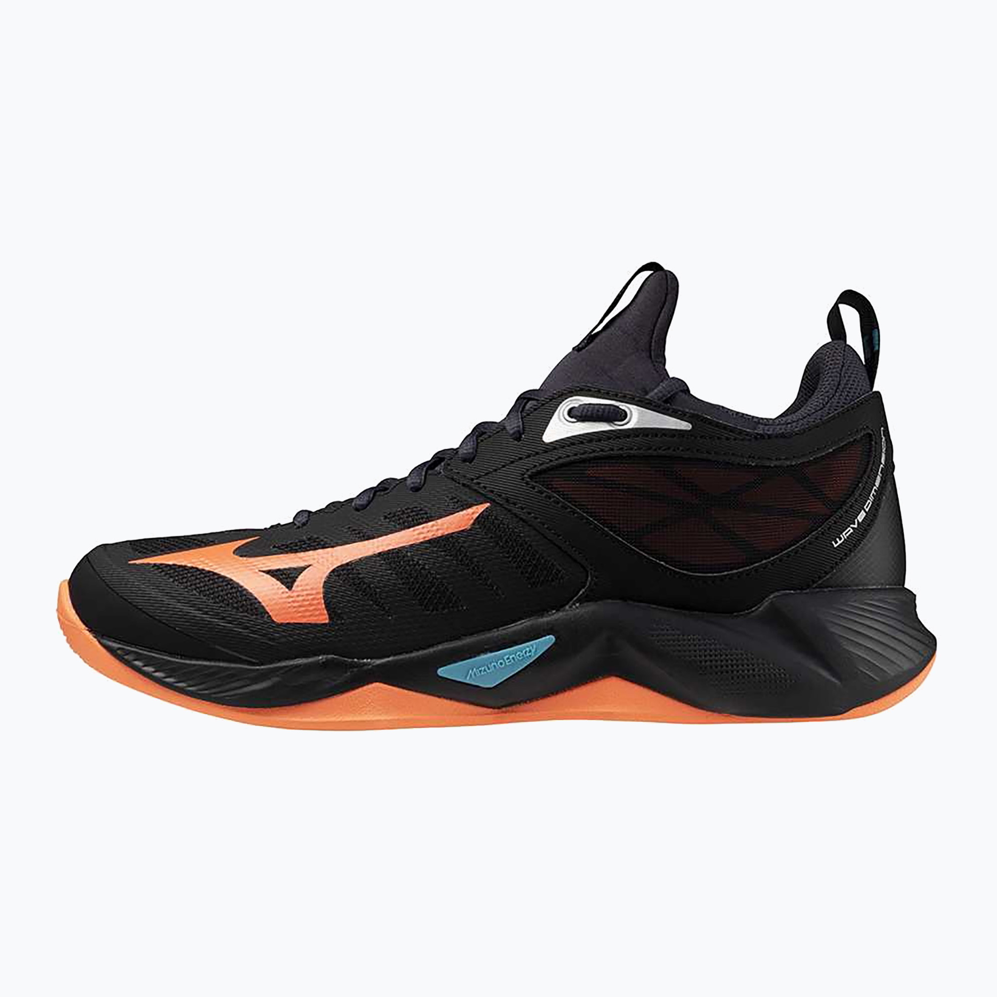 Buty do siatkówki Mizuno Wave Dimension black/neon flame/peacock blue | WYSYŁKA W 24H | 30 DNI NA ZWROT