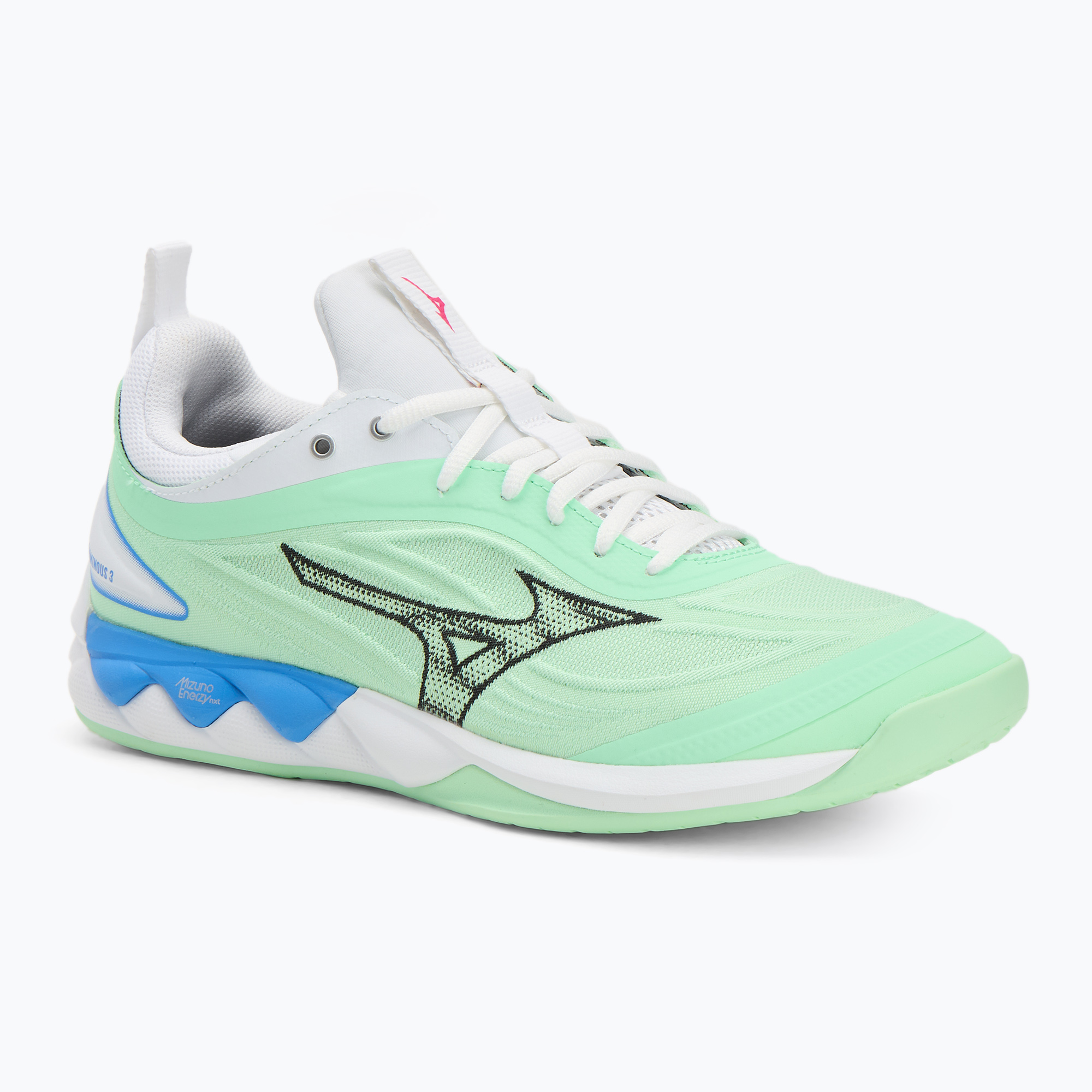 Buty do siatkówki Mizuno Wave Luminous 3 neo mint/black/frontier blue | WYSYŁKA W 24H | 30 DNI NA ZWROT