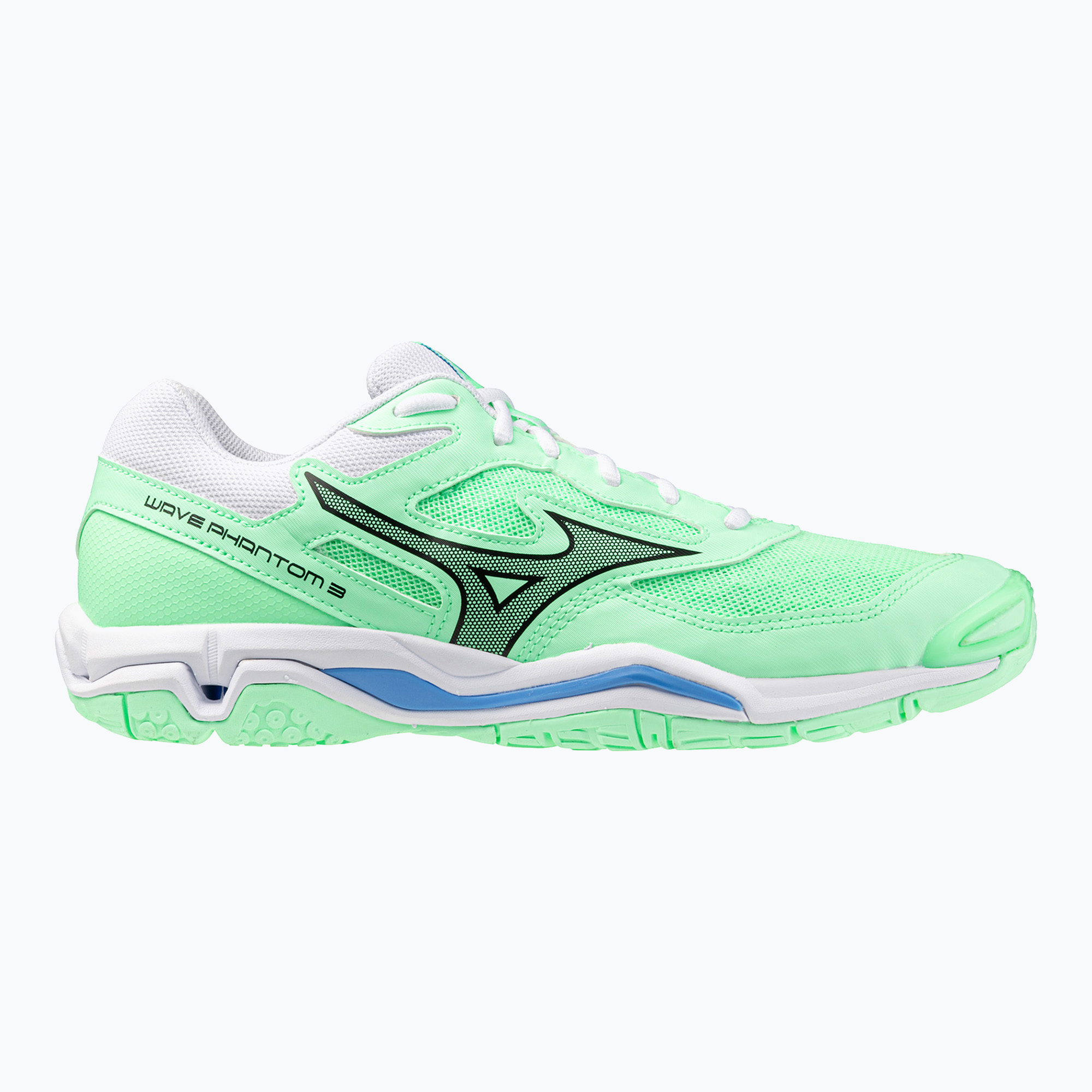 Buty do piłki ręcznej Mizuno Wave Phantom 3 neo mint / black / frontier blue | WYSYŁKA W 24H | 30 DNI NA ZWROT