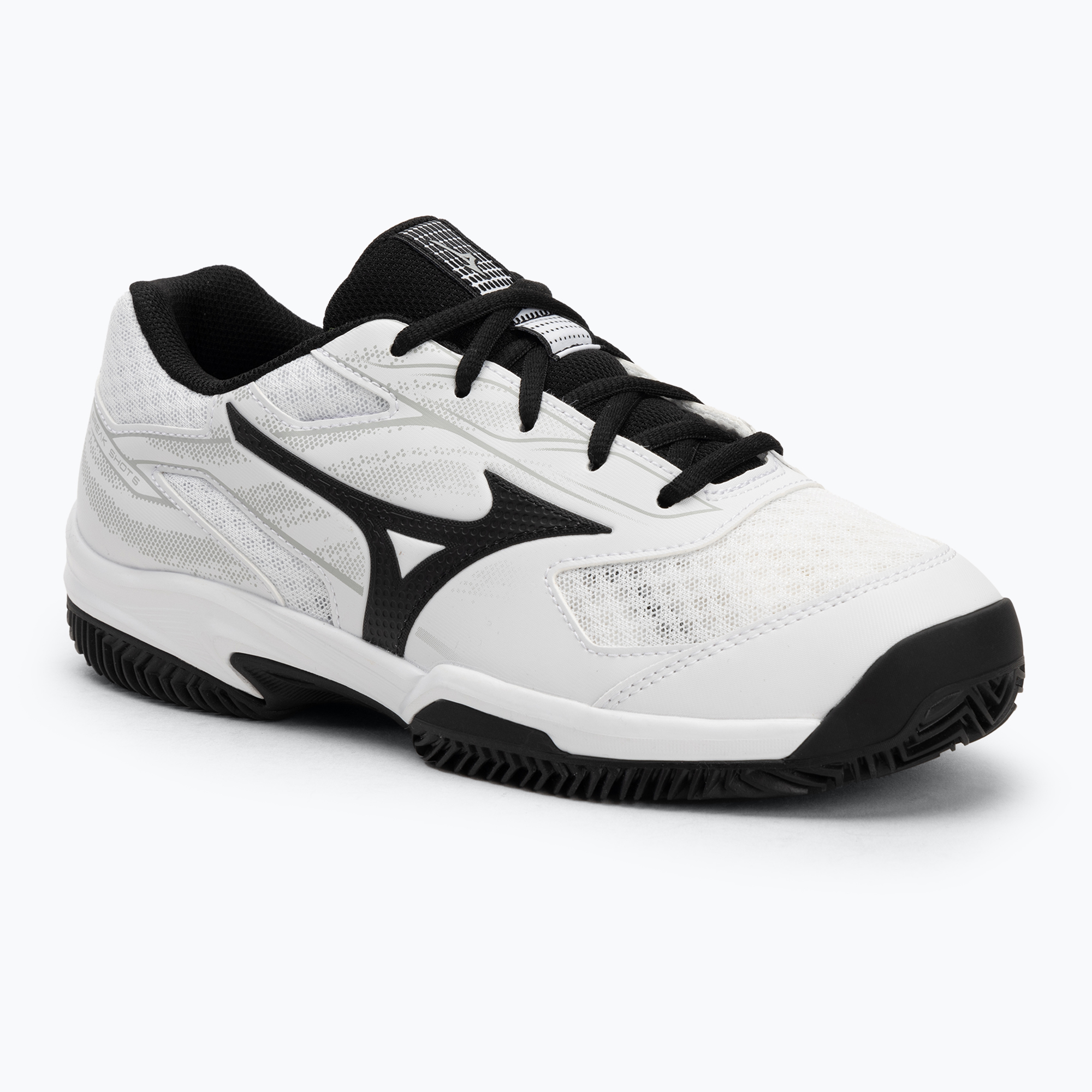 Buty do tenisa męskie Mizuno Break Shot 5 CC white/ black/ harbor mist | WYSYŁKA W 24H | 30 DNI NA ZWROT