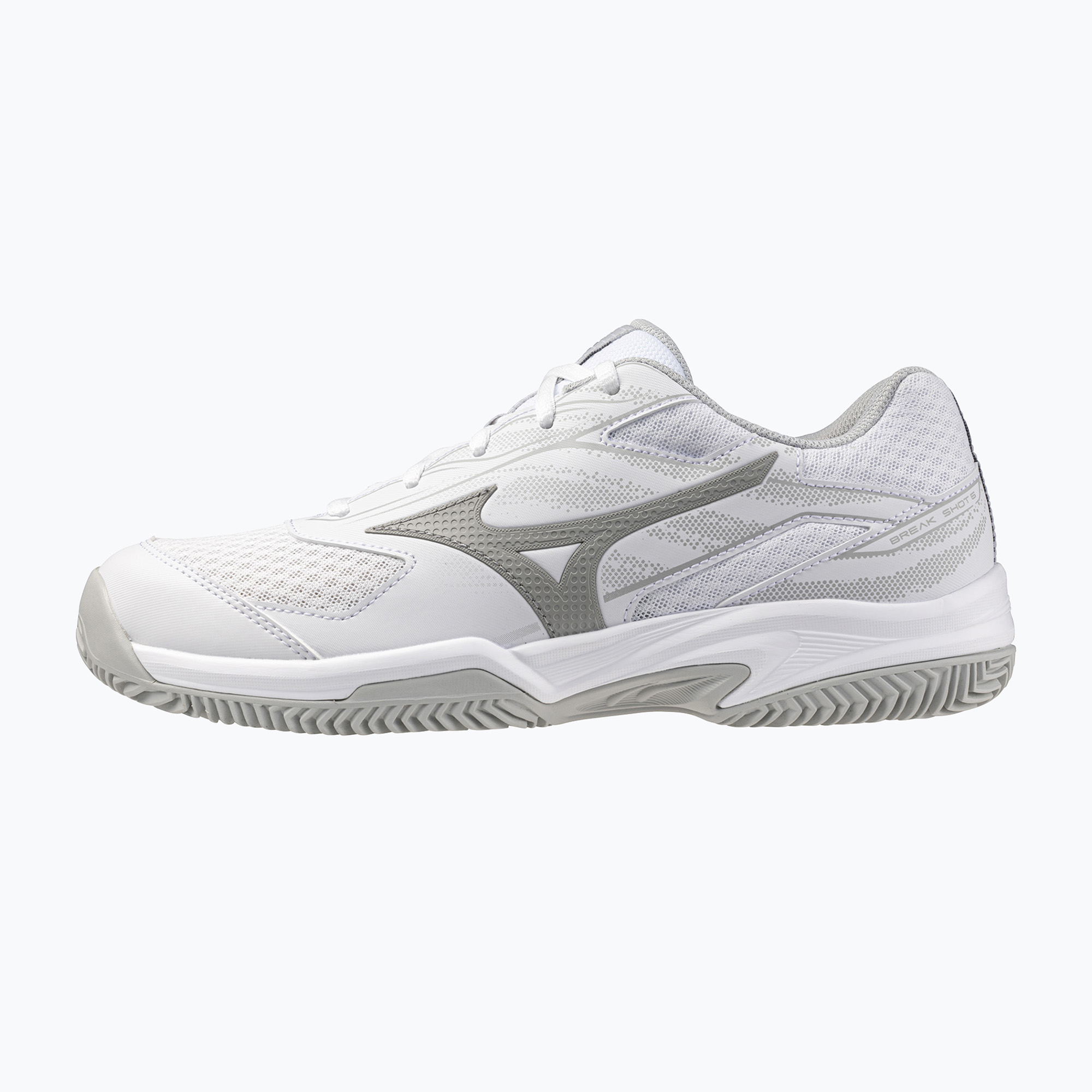 Buty do tenisa damskie Mizuno Break Shot 5 CC white/ ultimate gray/ harbor mist | WYSYŁKA W 24H | 30 DNI NA ZWROT