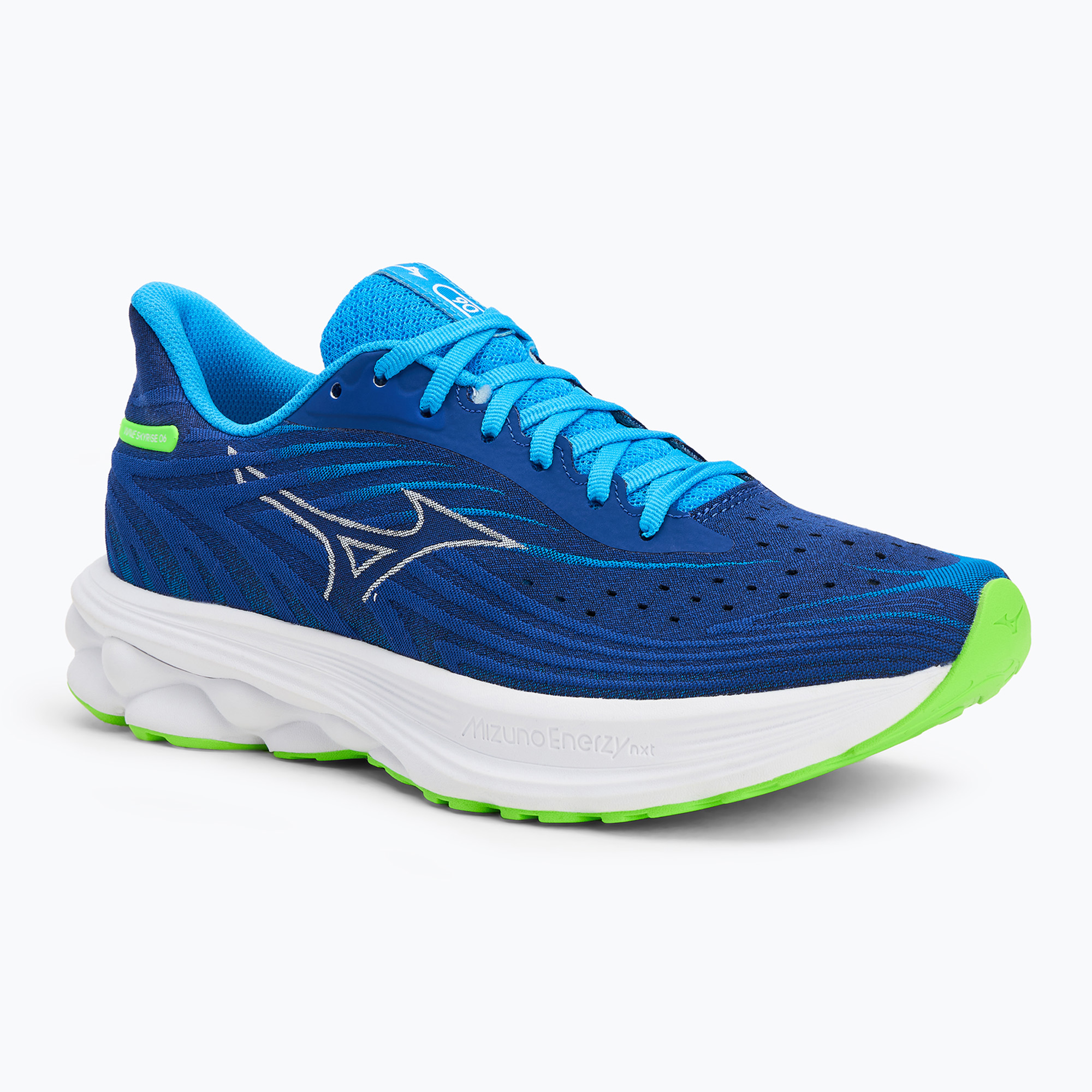 Buty do biegania męskie Mizuno Wave Skyrise 6 reflex blue c/white/blue pace | WYSYŁKA W 24H | 30 DNI NA ZWROT