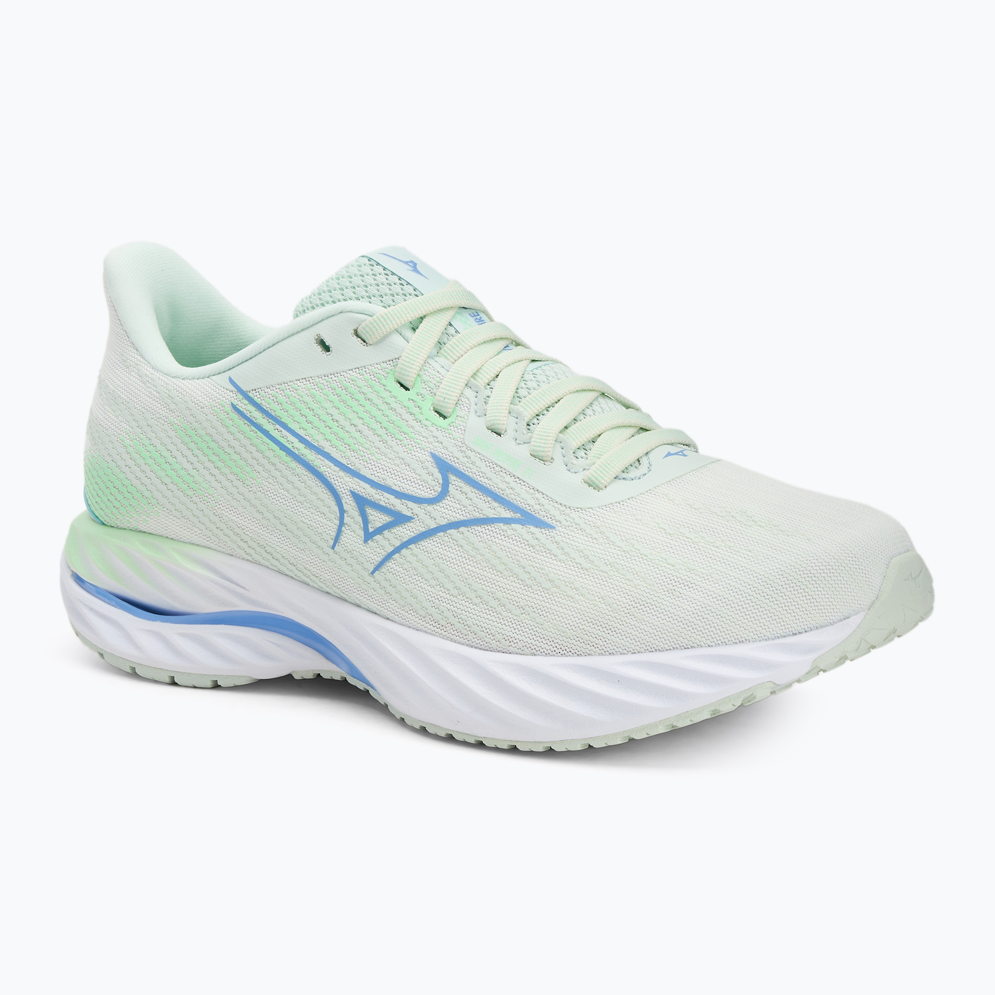 Buty do biegania damskie Mizuno Wave Inspire 21 hint of mint/bel air blue/neo mint | WYSYŁKA W 24H | 30 DNI NA ZWROT