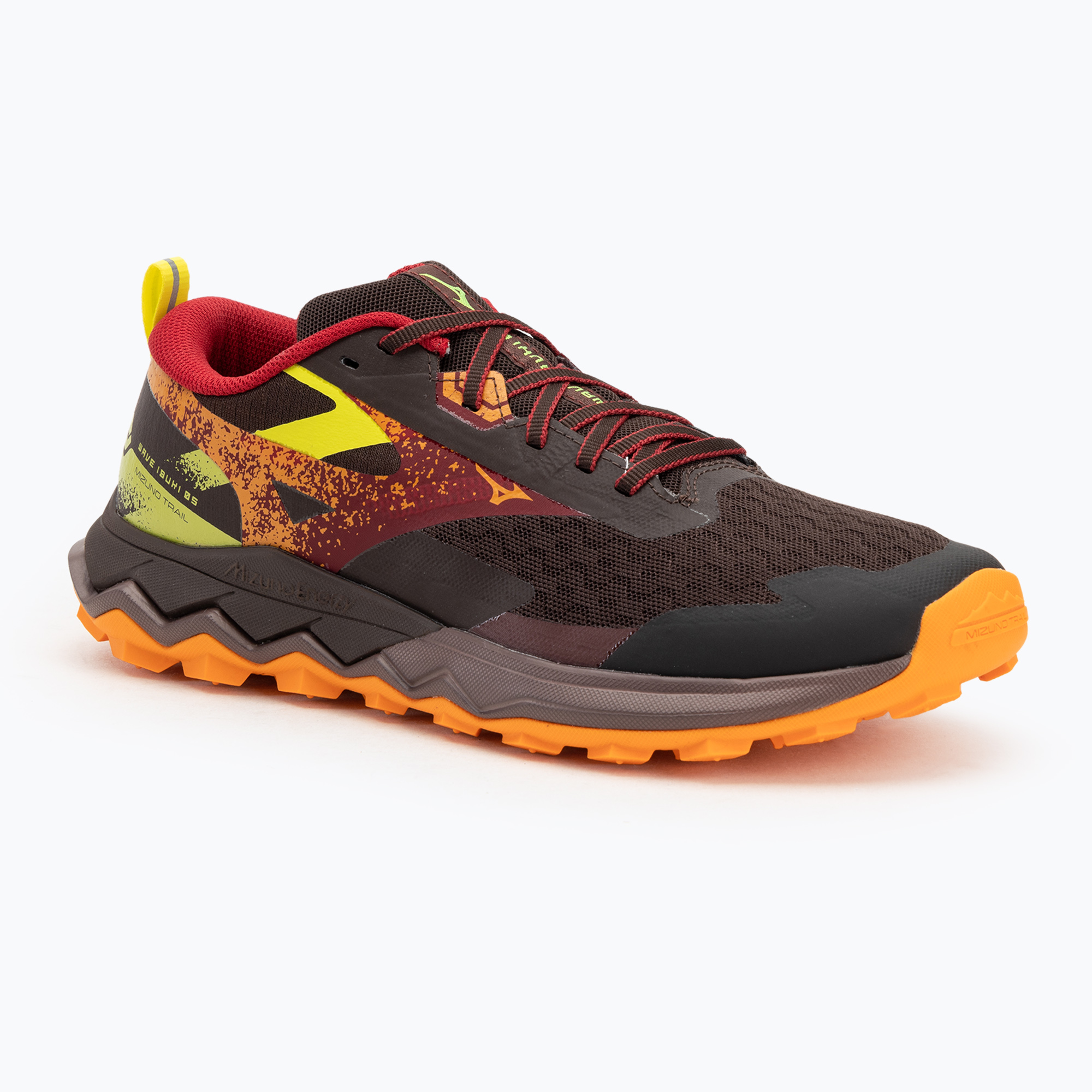 Buty do biegania męskie Mizuno Wave Ibuki 5 rum raisin/rythmic red/eve primro 
