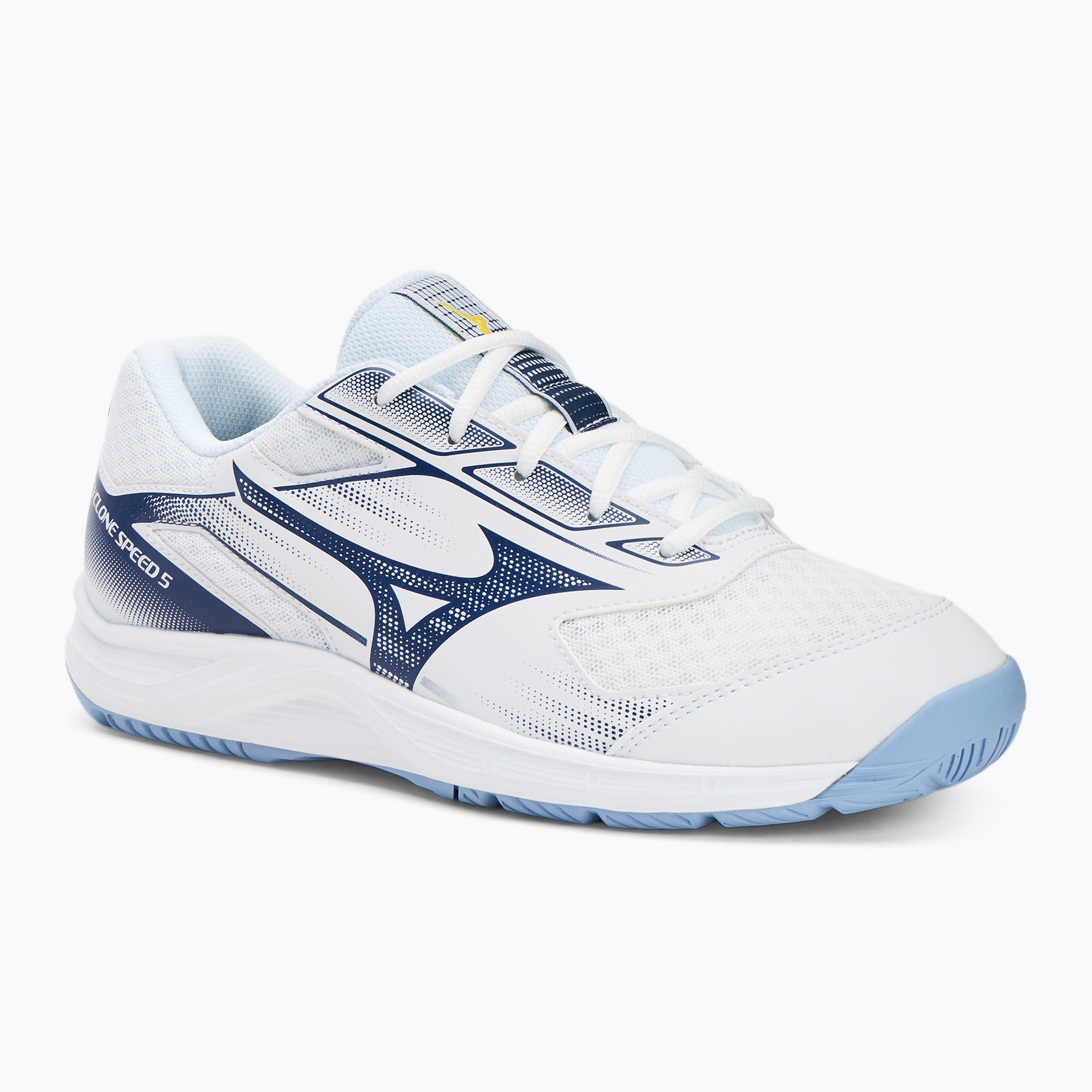 Buty do siatkówki Mizuno Cyclone Speed 5 white/bellwether blue/bel air blue | WYSYŁKA W 24H | 30 DNI NA ZWROT