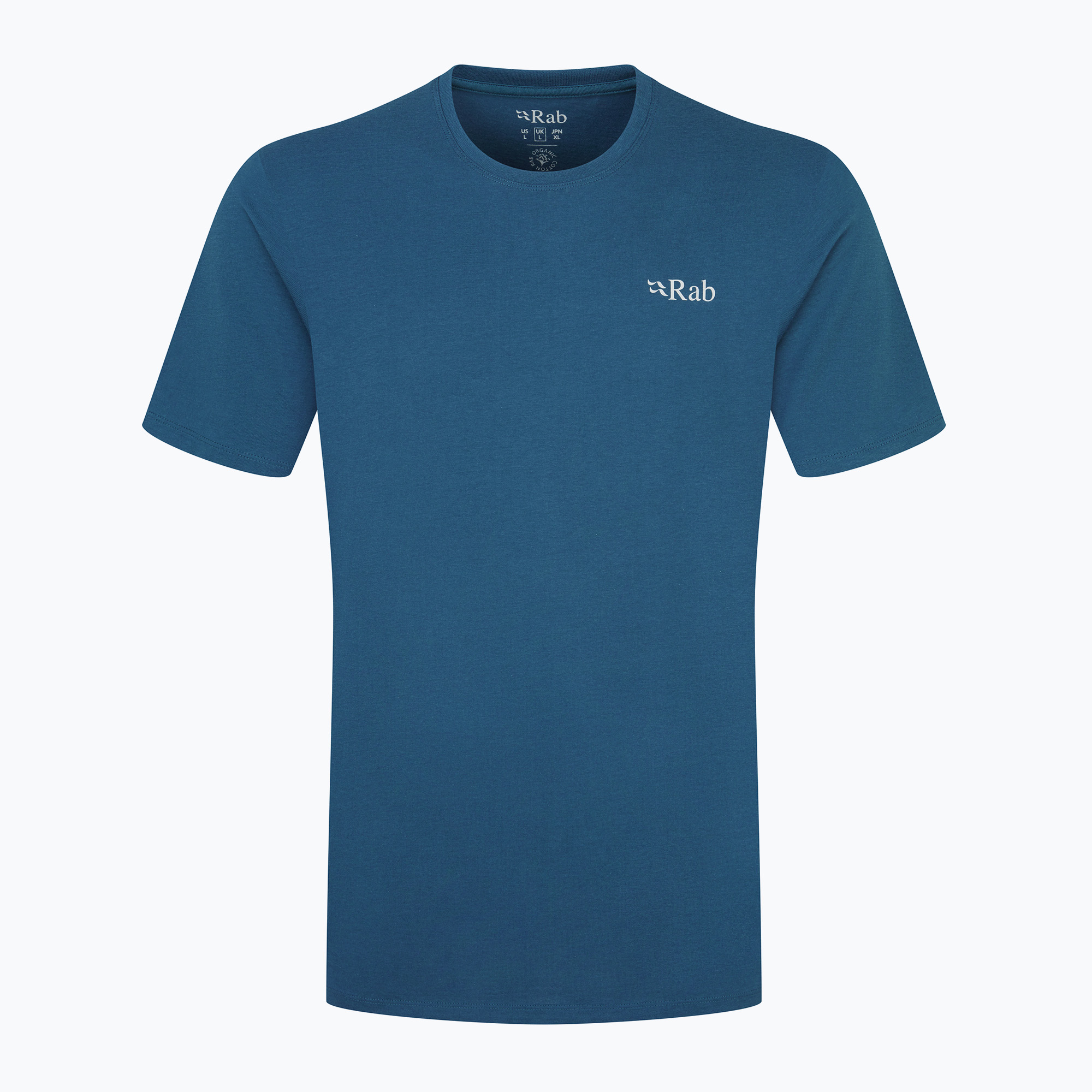 Koszulka męska Rab Stance Mountain Peak tempest blue 