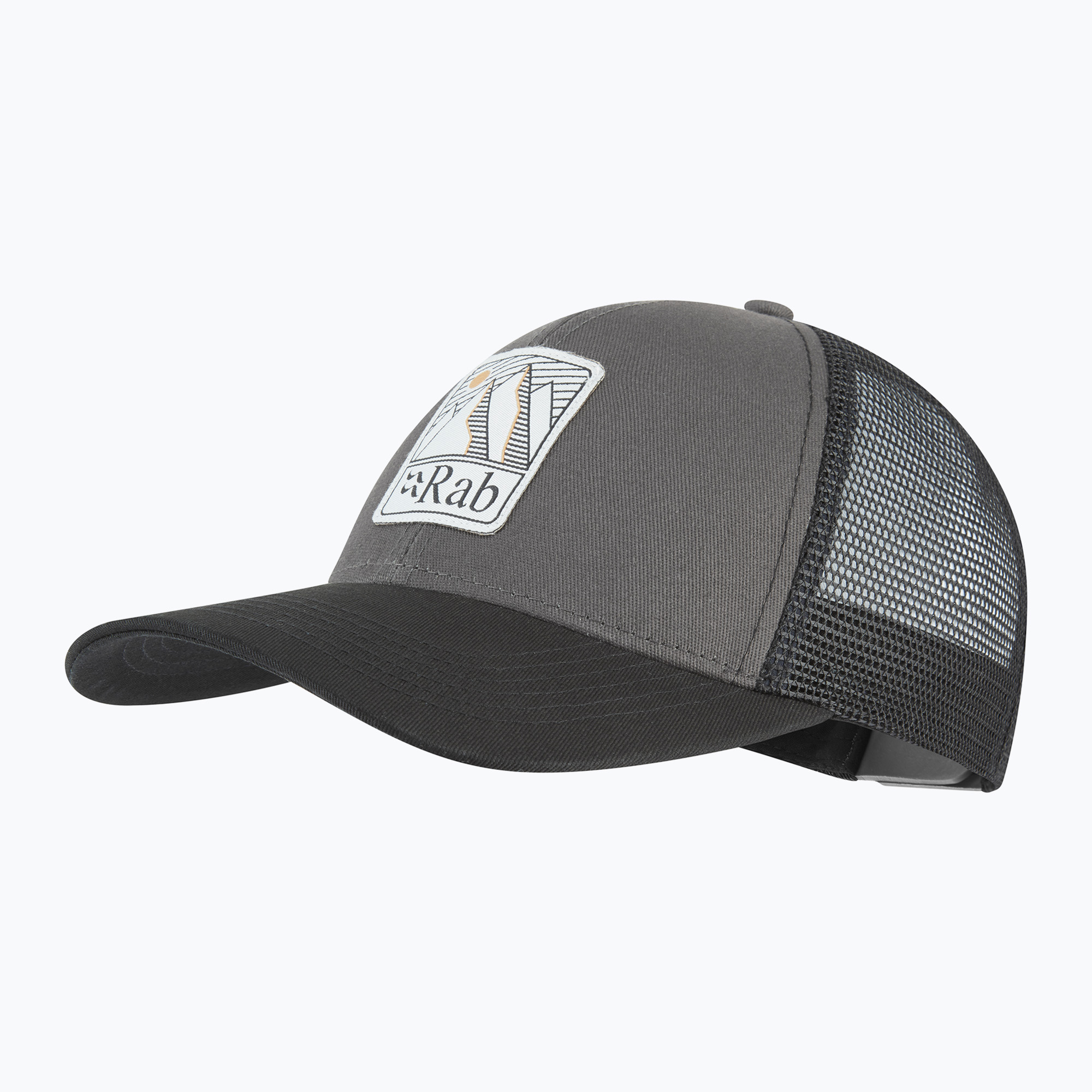 Czapka z daszkiem Rab Dihedral Badge graphene/beluga 