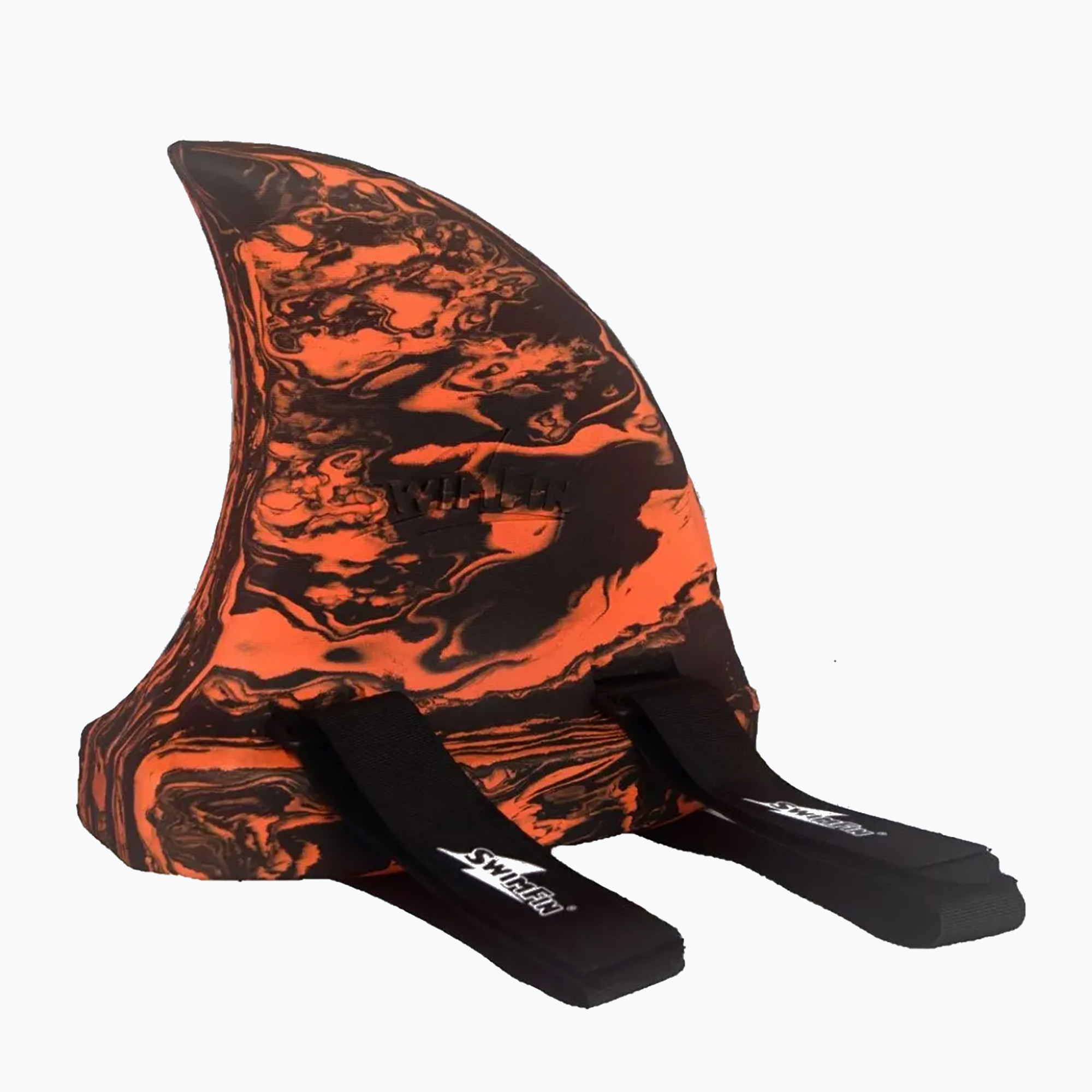 Płetwa do pływania dziecięca SwimFin SWIMFINTIGSHA black/orange marble | WYSYŁKA W 24H | 30 DNI NA ZWROT