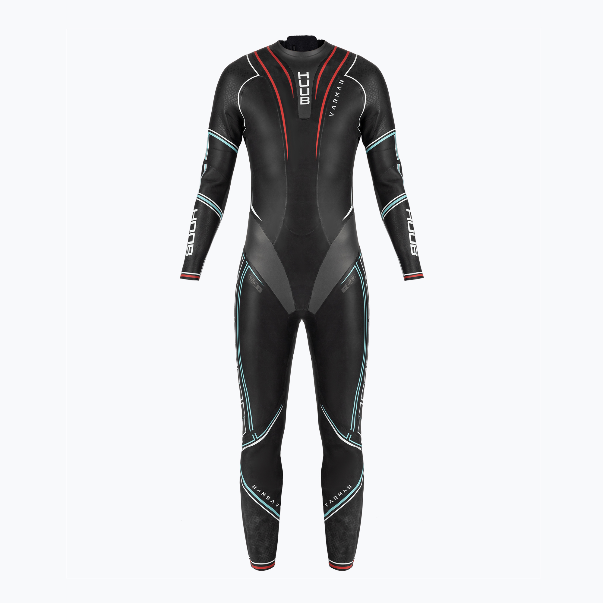 Фото - Гідрокостюм HUUB Pianka triathlonowa męska  Varman Glacier blue/red | WYSYŁKA W 24H | 3 