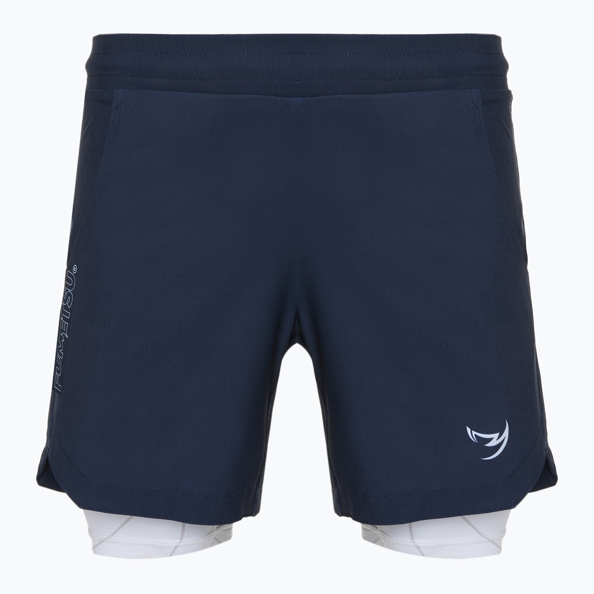 Spodenki treningowe męskie FUMETSU Icon Dual Layer Training navy/ white | WYSYŁKA W 24H | 30 DNI NA ZWROT