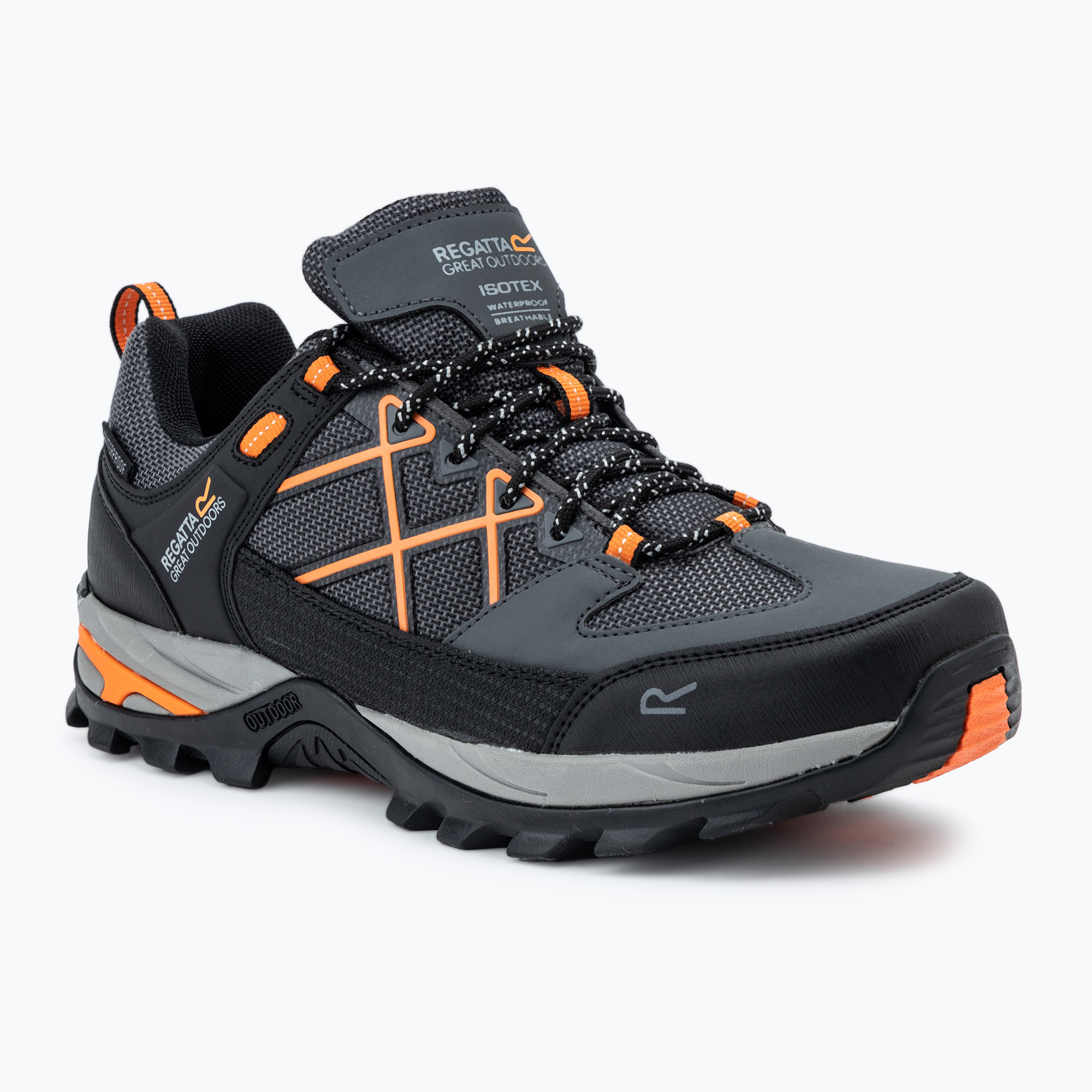 Buty trekkingowe męskie REGATTA Samaris III Low granite/blaze orange | WYSYŁKA W 24H | 30 DNI NA ZWROT