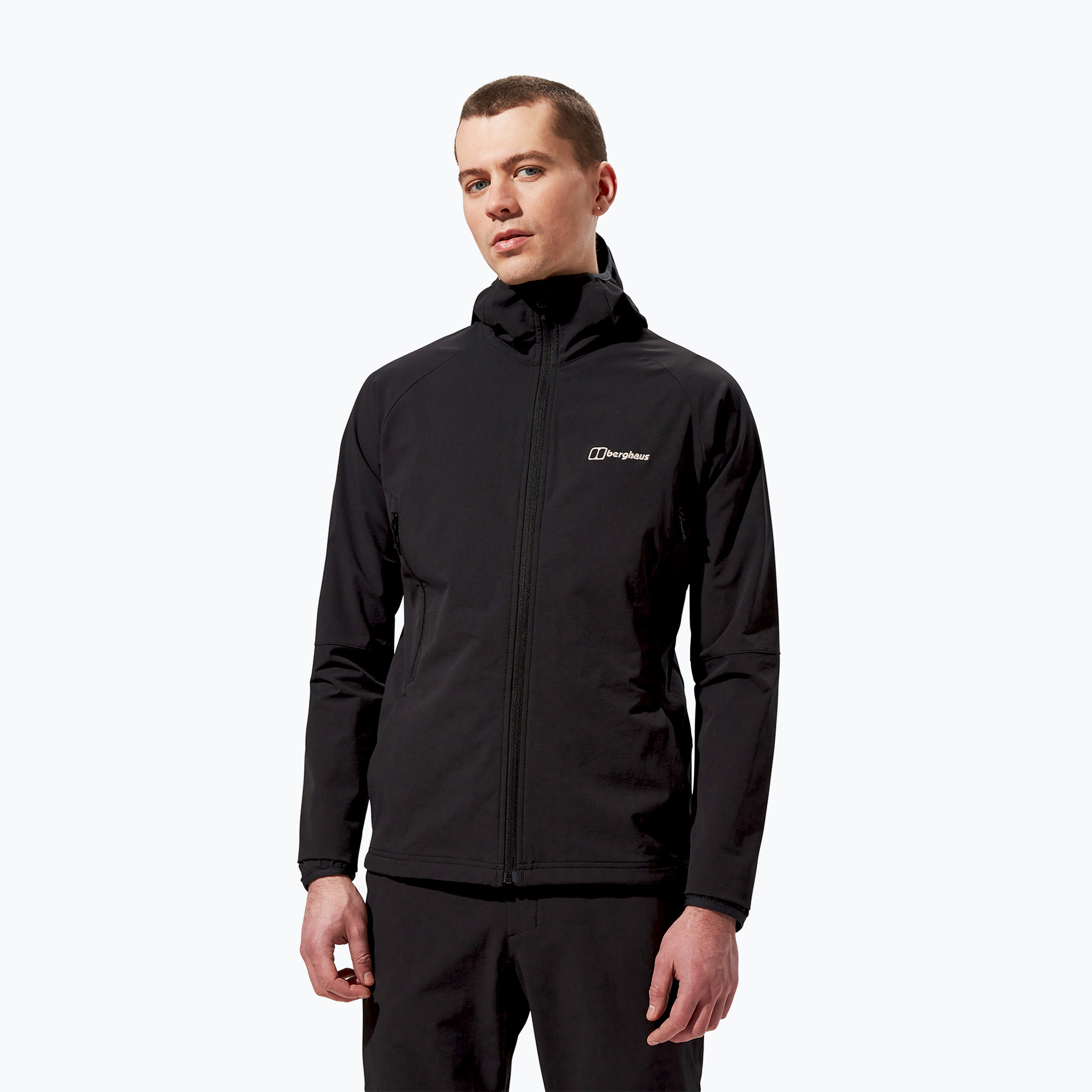 Kurtka softshell męska Berghaus Skelbo black | WYSYŁKA W 24H | 30 DNI NA ZWROT