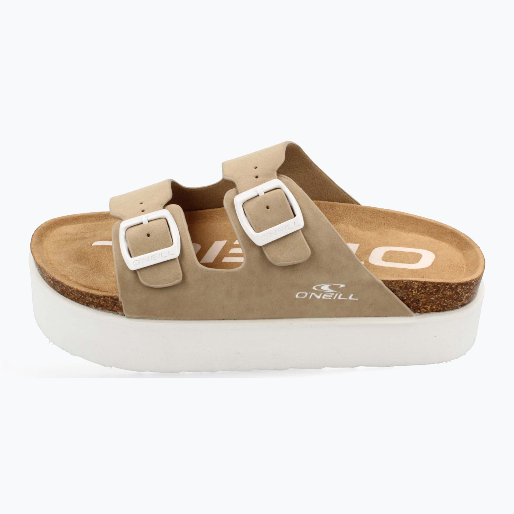 Klapki damskie O'Neill Sandy Platform Slider Low tan 