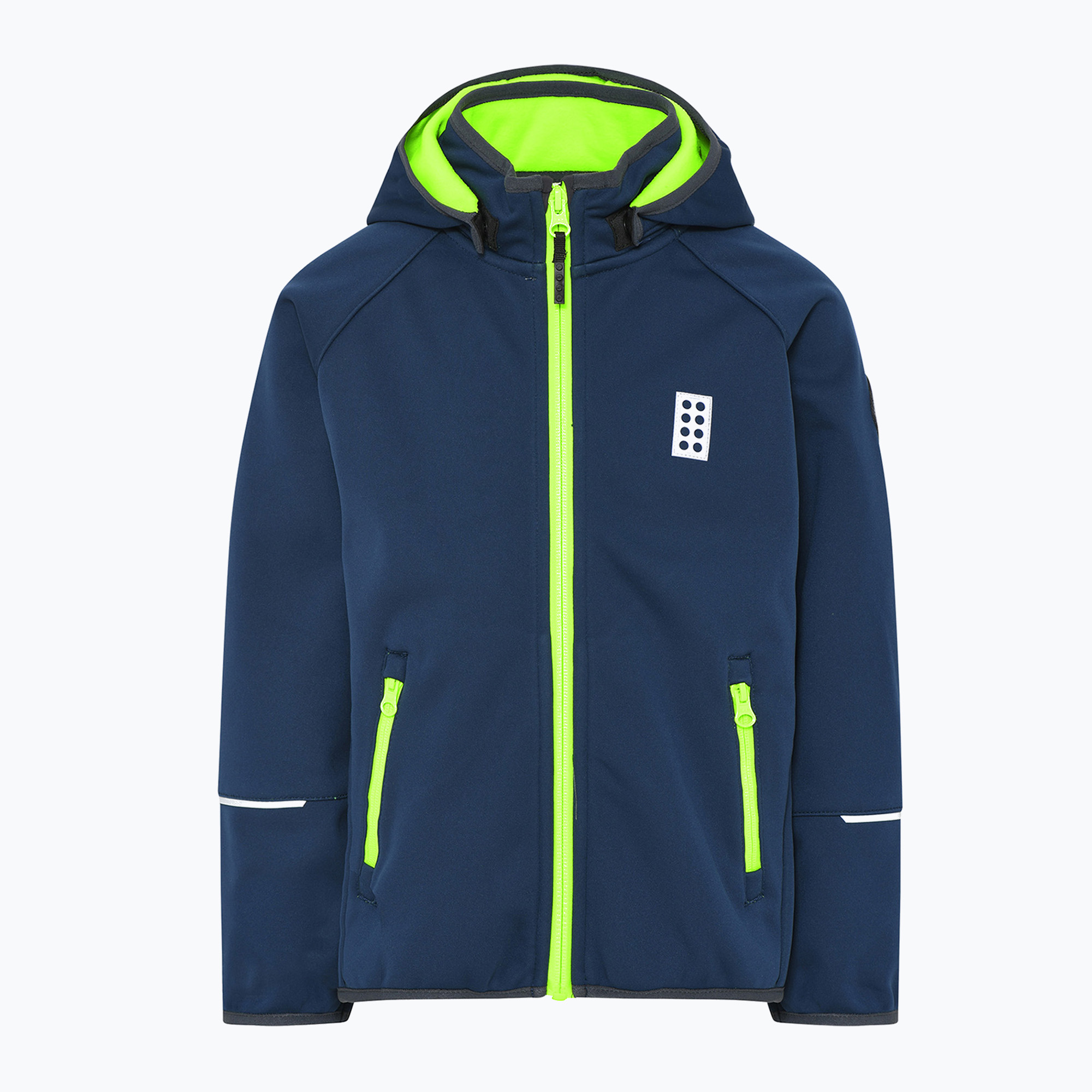 Kurtka softshell dziecięca LEGO Lwsky 764 navy w. yellow | WYSYŁKA W 24H | 30 DNI NA ZWROT