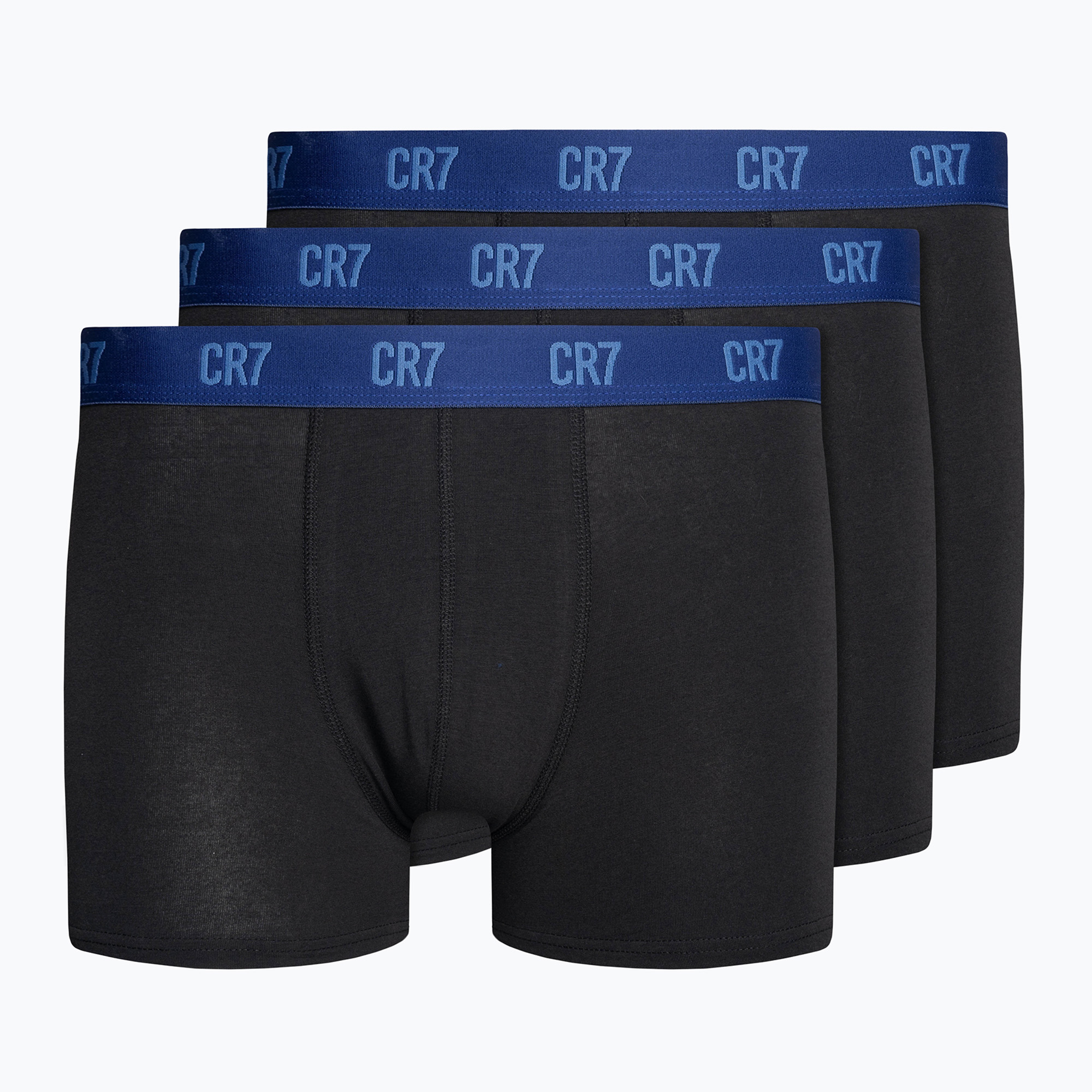 Bokserki męskie CR7 Basic Trunk 3 pary black/blue | WYSYŁKA W 24H | 30 DNI NA ZWROT