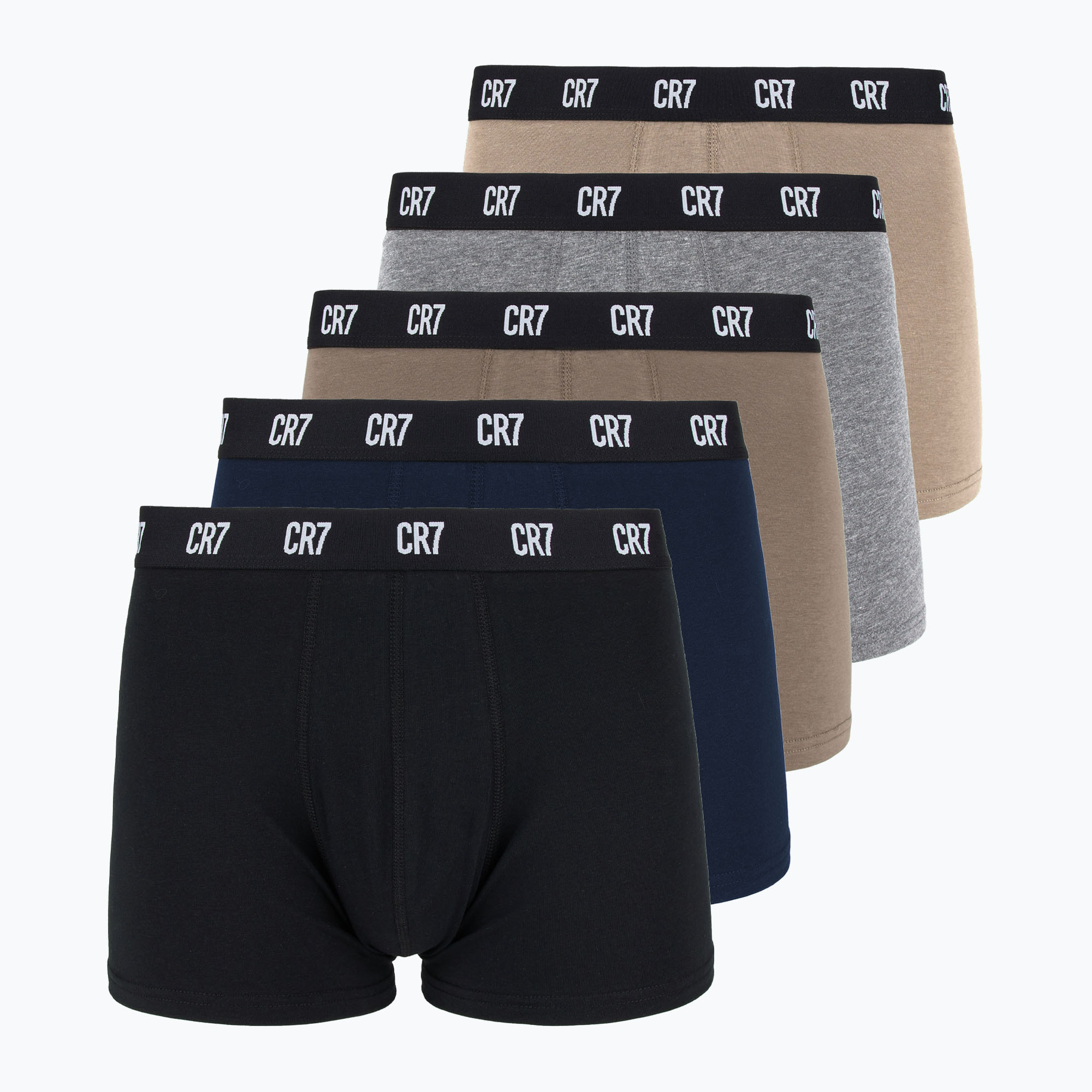 Bokserki męskie CR7 Basic Trunk 5 par 2414 multicolur 
