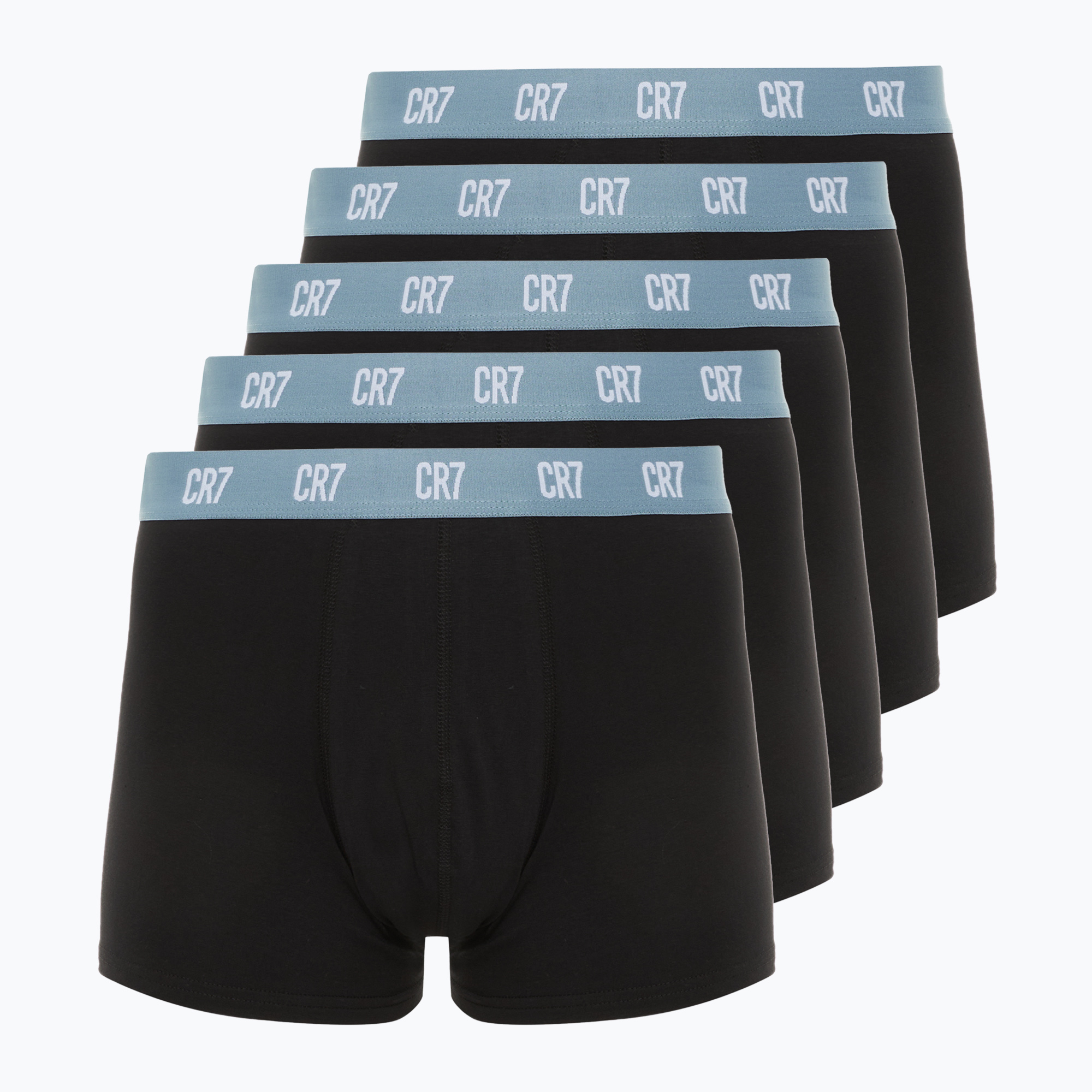 Bokserki męskie CR7 Basic Trunk 5 par 2329 black 