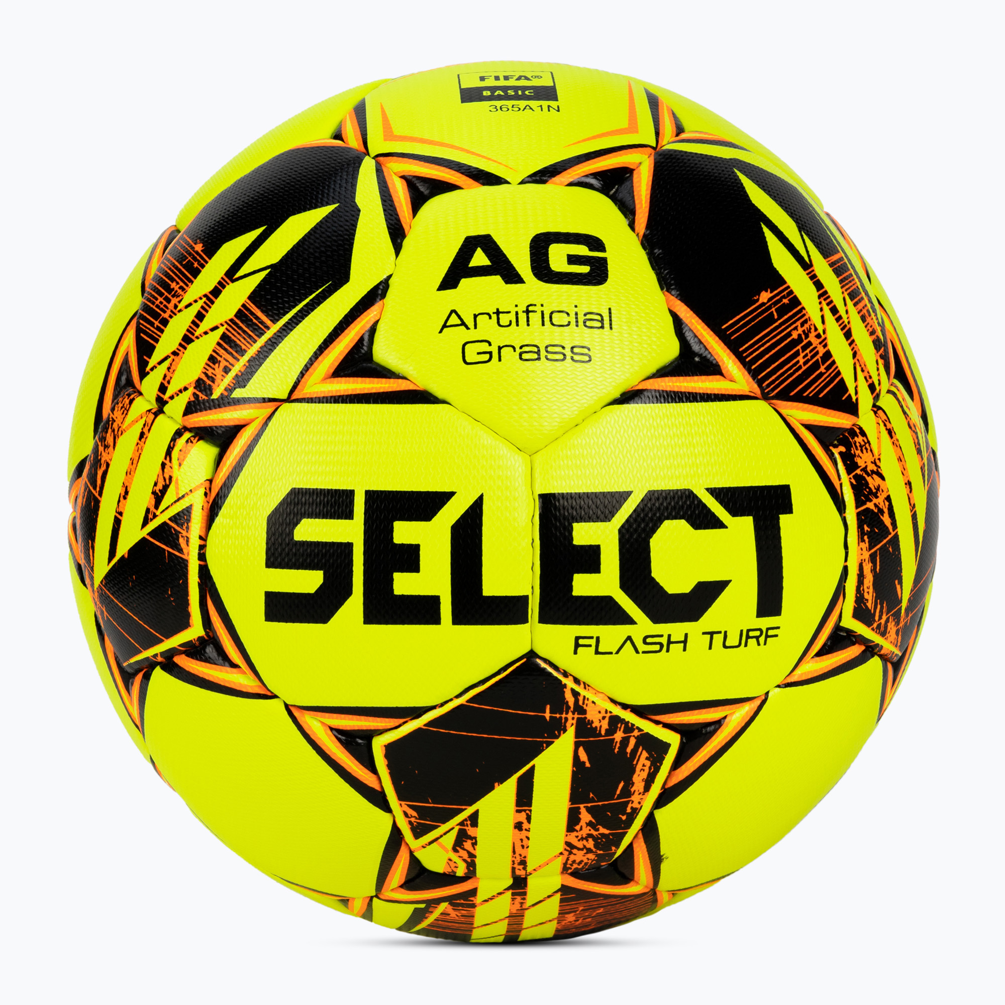 Zdjęcia - Pozostałe akcesoria SELECT Piłka do piłki nożnej  Flash Turf v23 yellow/orange 110047 rozmiar 4 