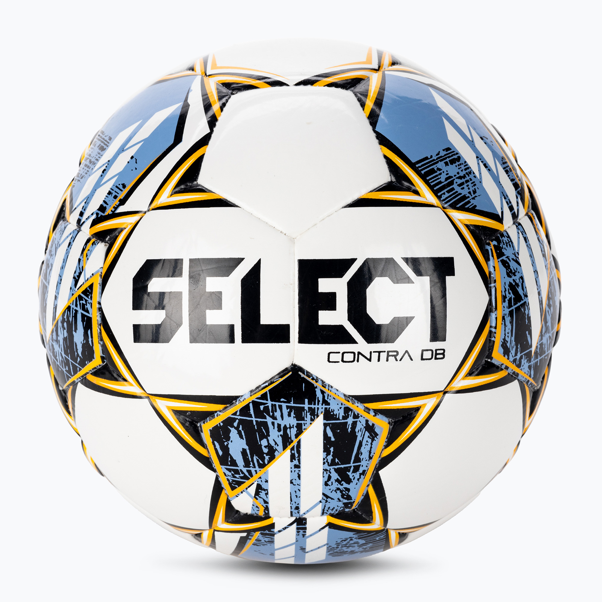 Piłka do piłki nożnej SELECT Contra DB v23 white/blue rozmiar 3 | WYSYŁKA W 24H | 30 DNI NA ZWROT
