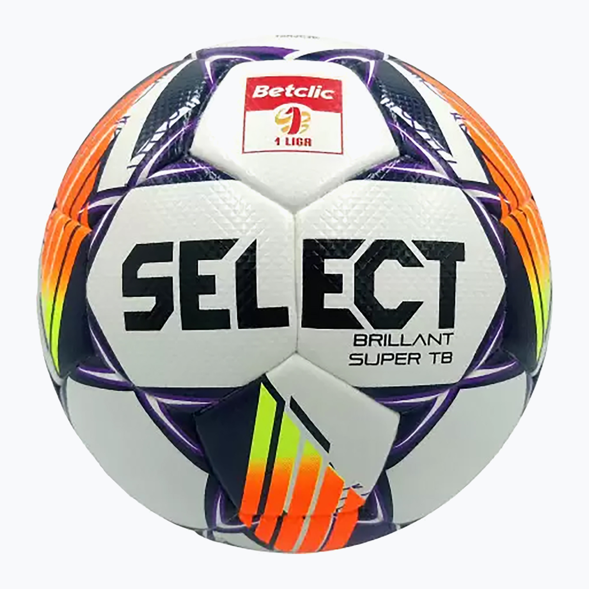 Piłka do piłki nożnej SELECT Brillant Super TB Betclic 1 Liga FIFA Quality Pro v24 white/purple