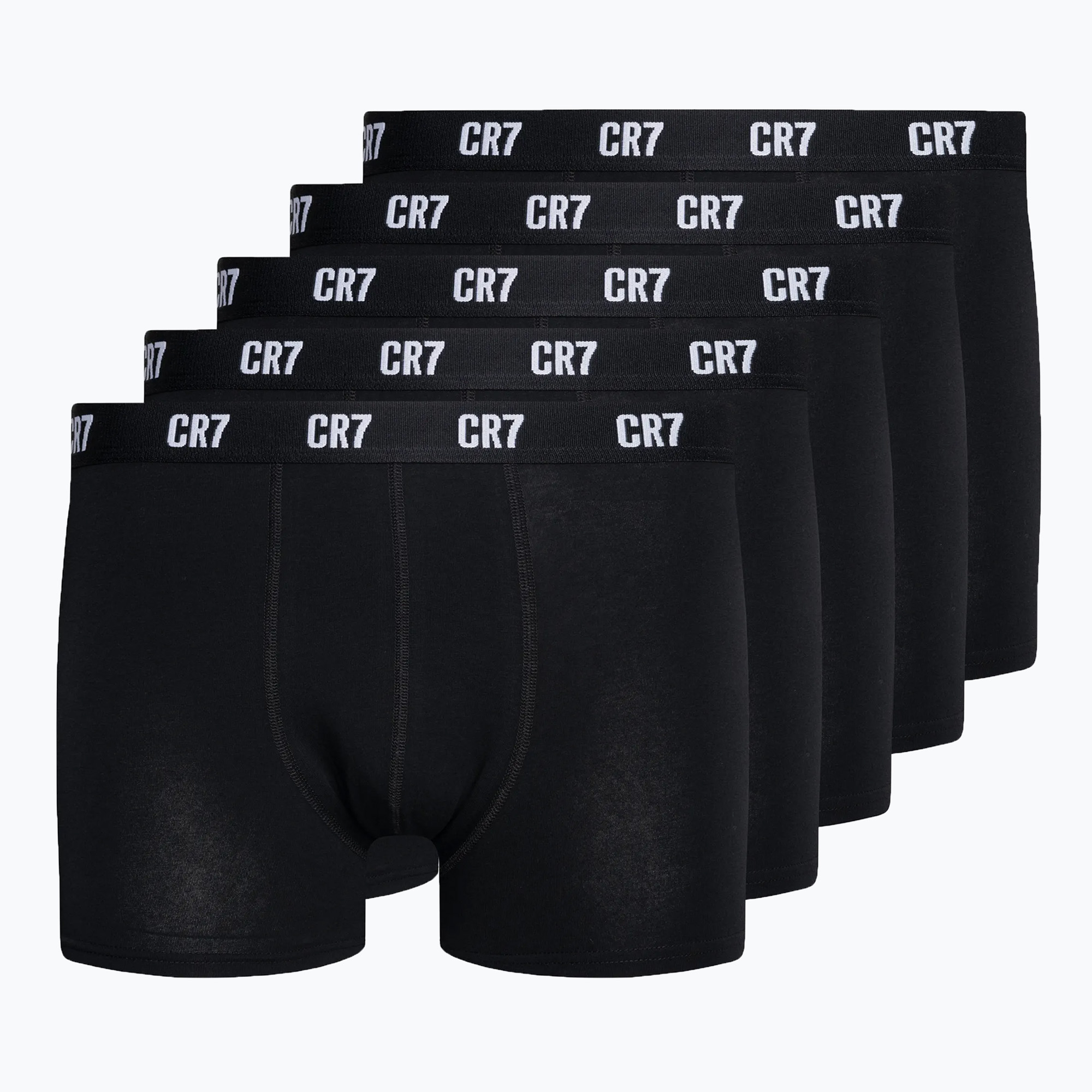 Bokserki męskie CR7 Basic Trunk 5 par 2900 black 