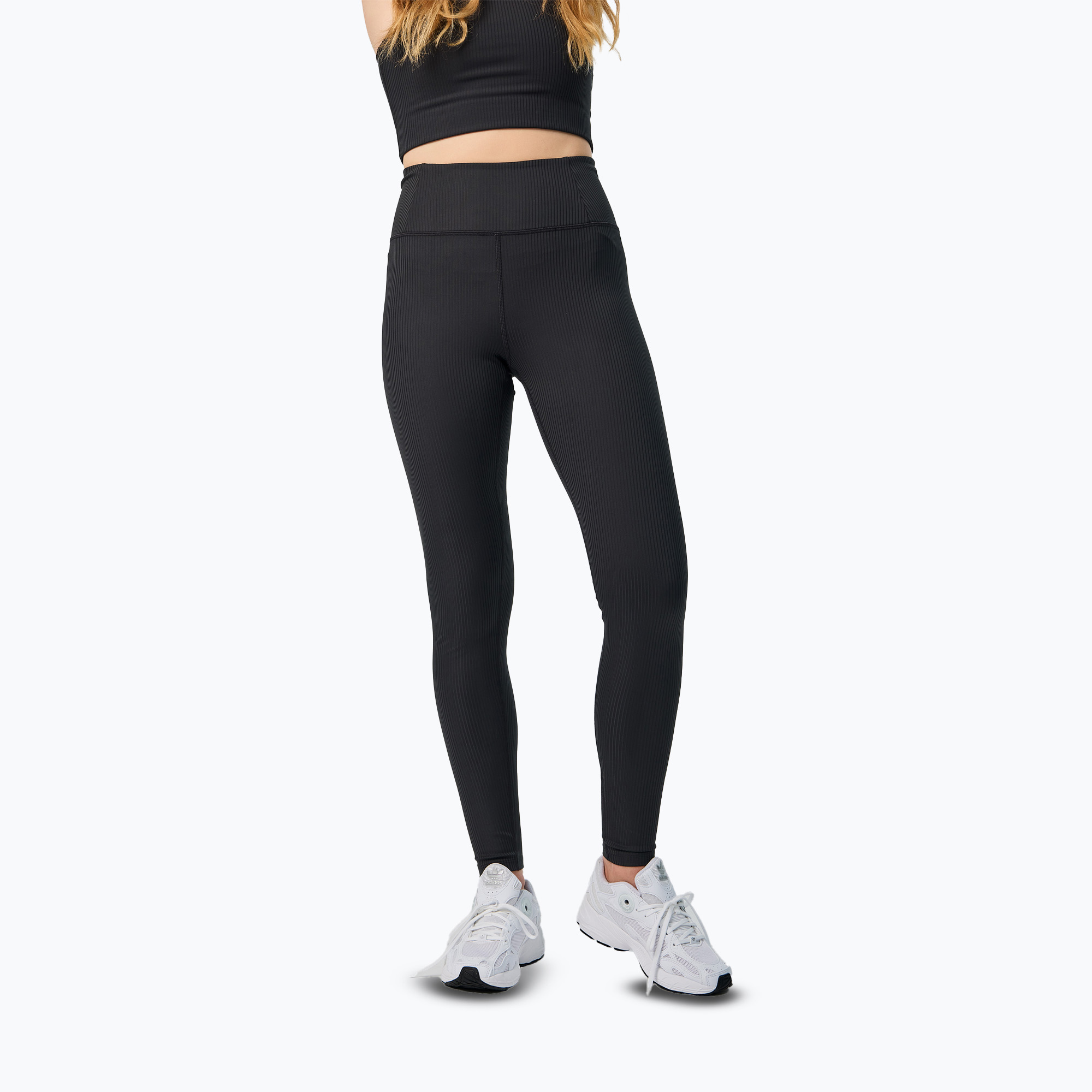 Legginsy treningowe damskie Girlfriend Collective Rib black | WYSYŁKA W 24H | 30 DNI NA ZWROT