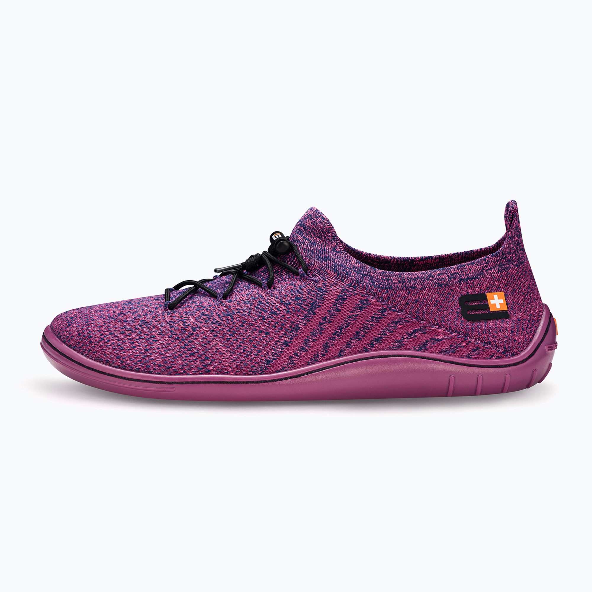 Buty barefoot damskie Brubeck Barefoot Merino śliwkowy/fuksjowy 