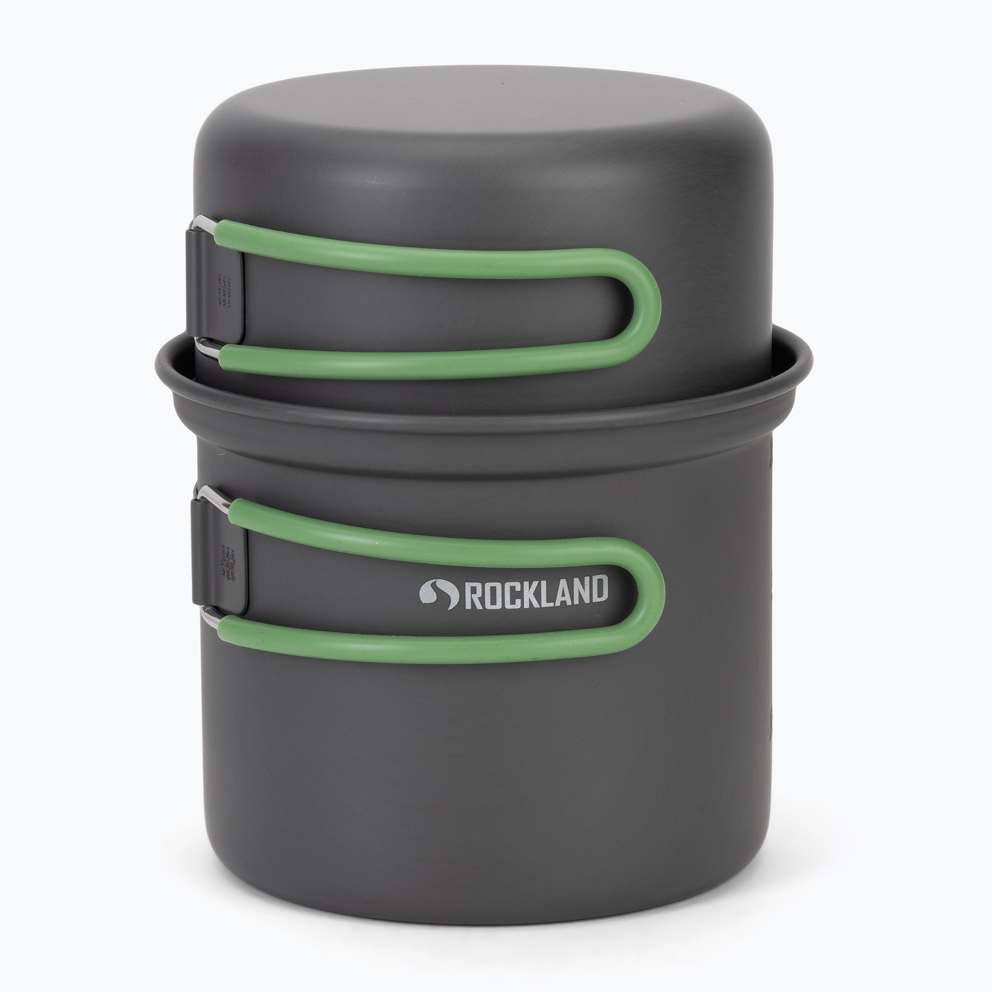 Zestaw garnków Rockland Travel Pro grey/green 